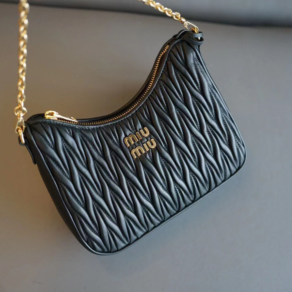 Matelasse nappa leather shoulder bag - Top Club