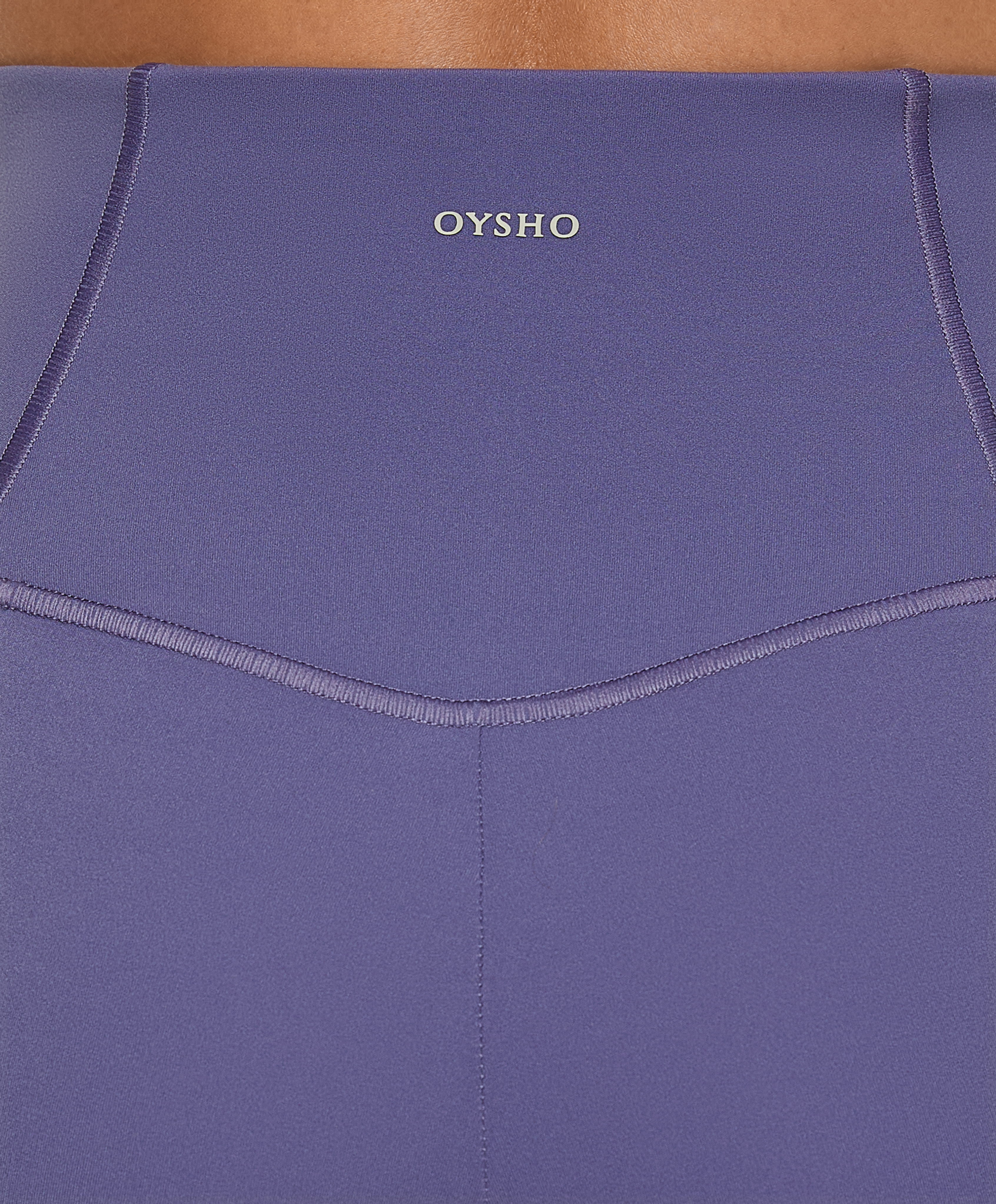 OYSHO Comfortlux super-high-rise 65cm ankle-length leggings with overlocking detail