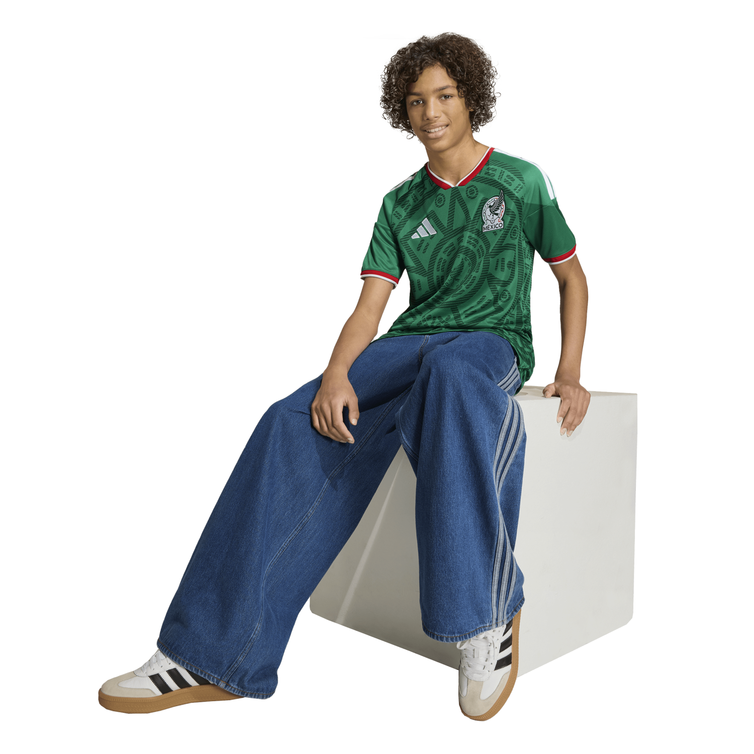 adidas Mexico 2026 Home Jersey - Youth