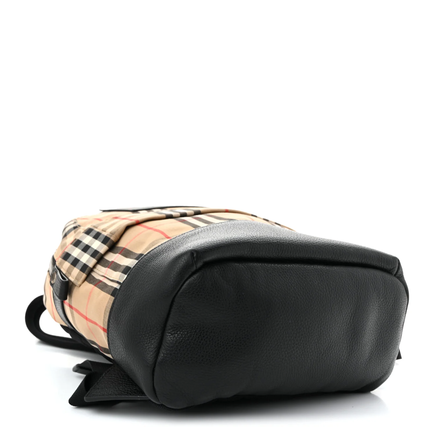 House Check Canvas Calfskin Small Nico Backpack Archive Beige - Top Club