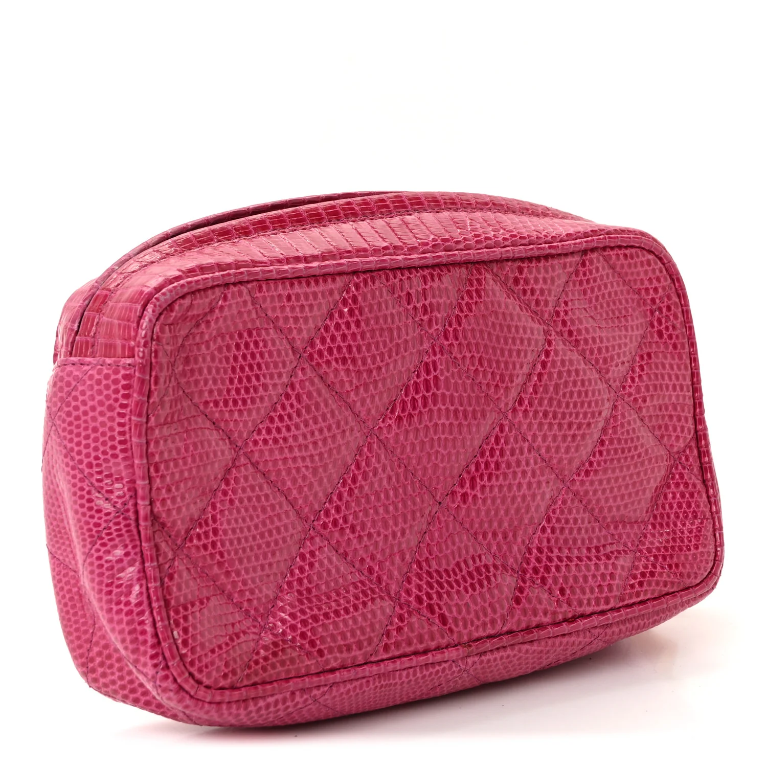 Lizard Quilted Tassel Clutch Pink - Top Club
