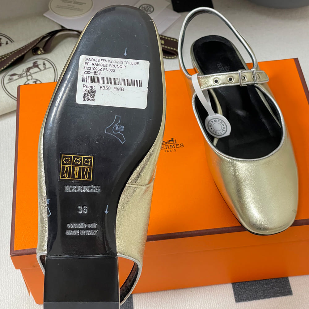 HERMES Kleo slingback - Top Club