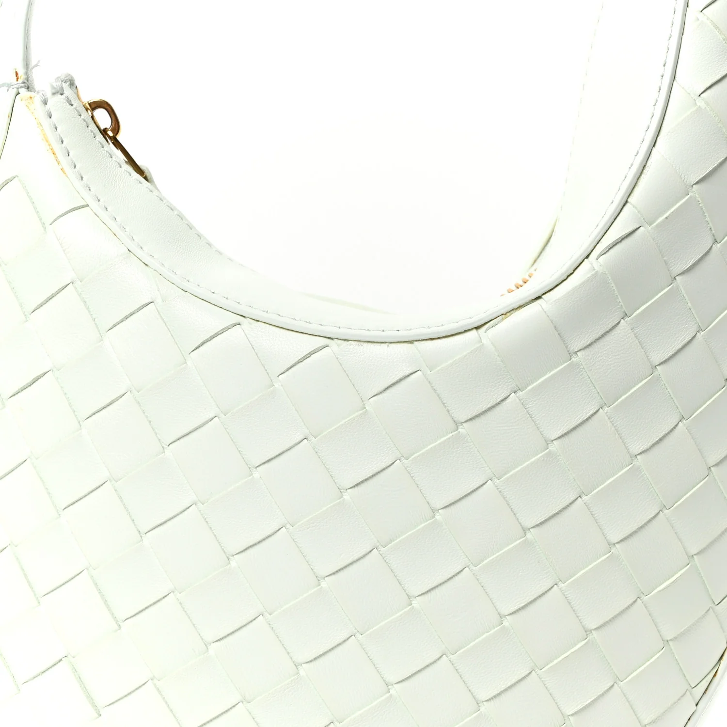Nappa Intrecciato Small Drop Shoulder Bag Glacier - Top Club