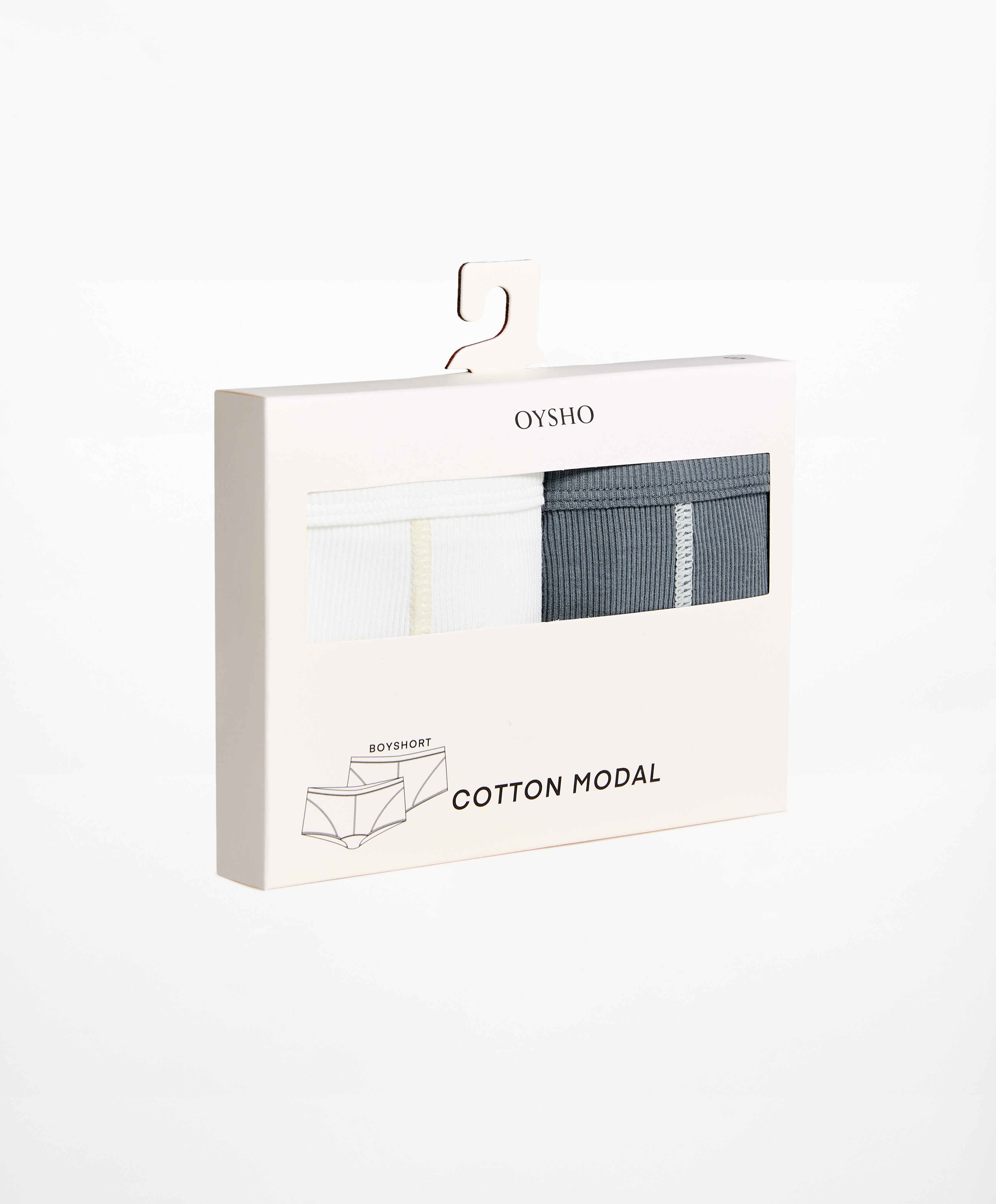 OYSHO 2 rib boyshorts