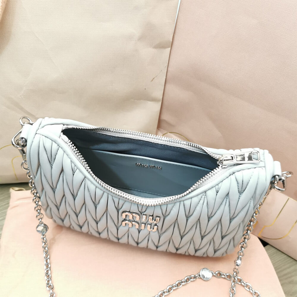 Matelasse nappa leather shoulder bag - Top Club