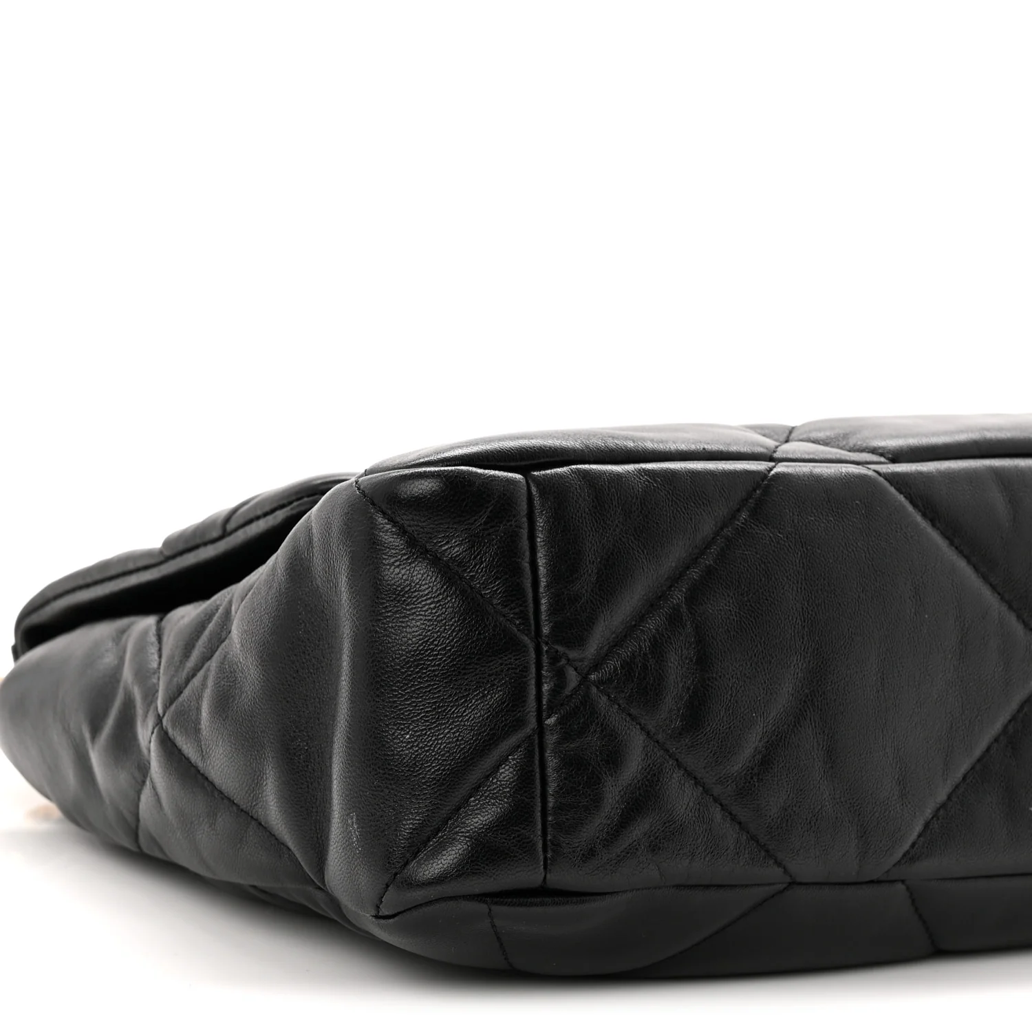 Goatskin Quilted Large Chanel 19 Flap Black - Top Club