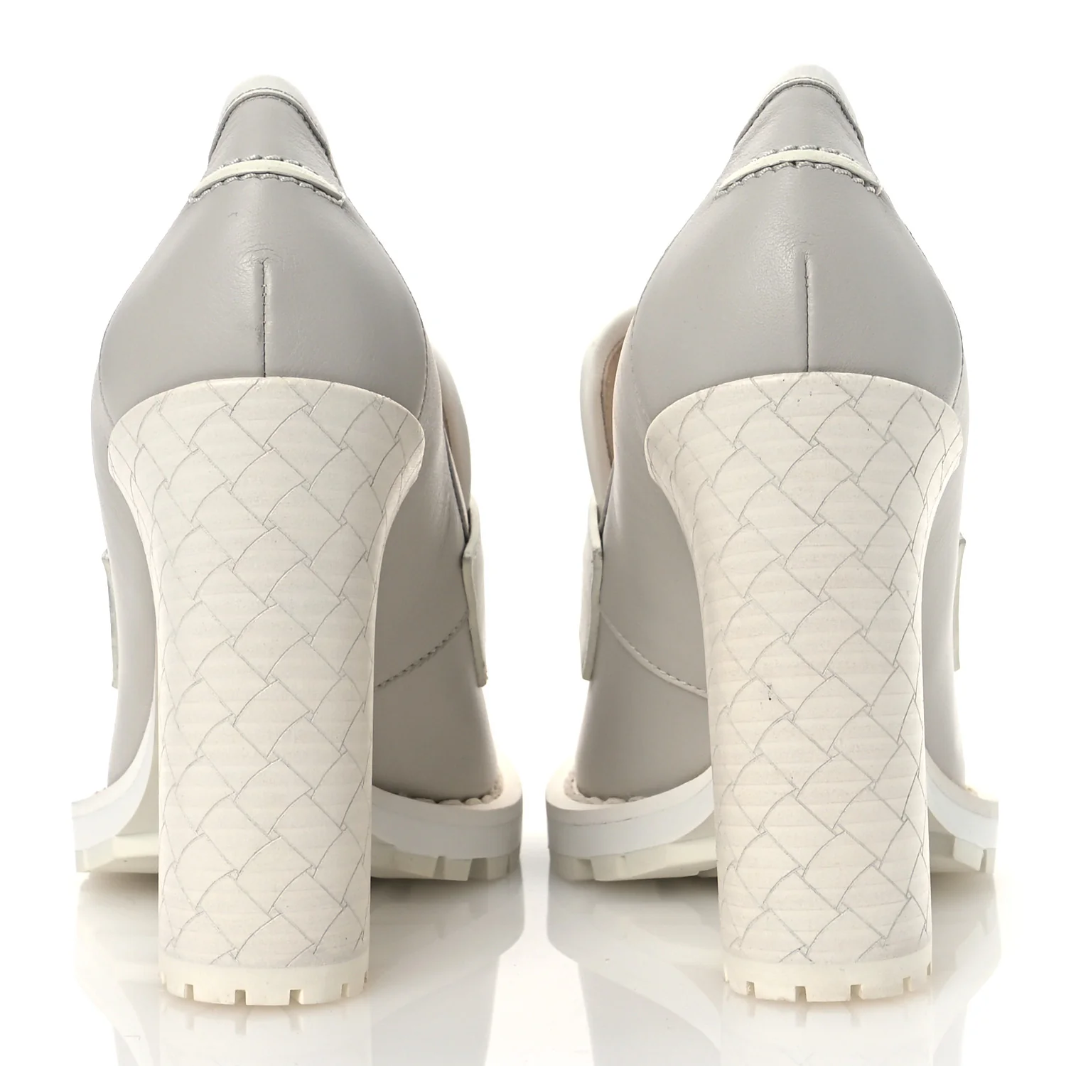 Calfskin Loafer Pumps 39.5 Mist Bianco - Top Club