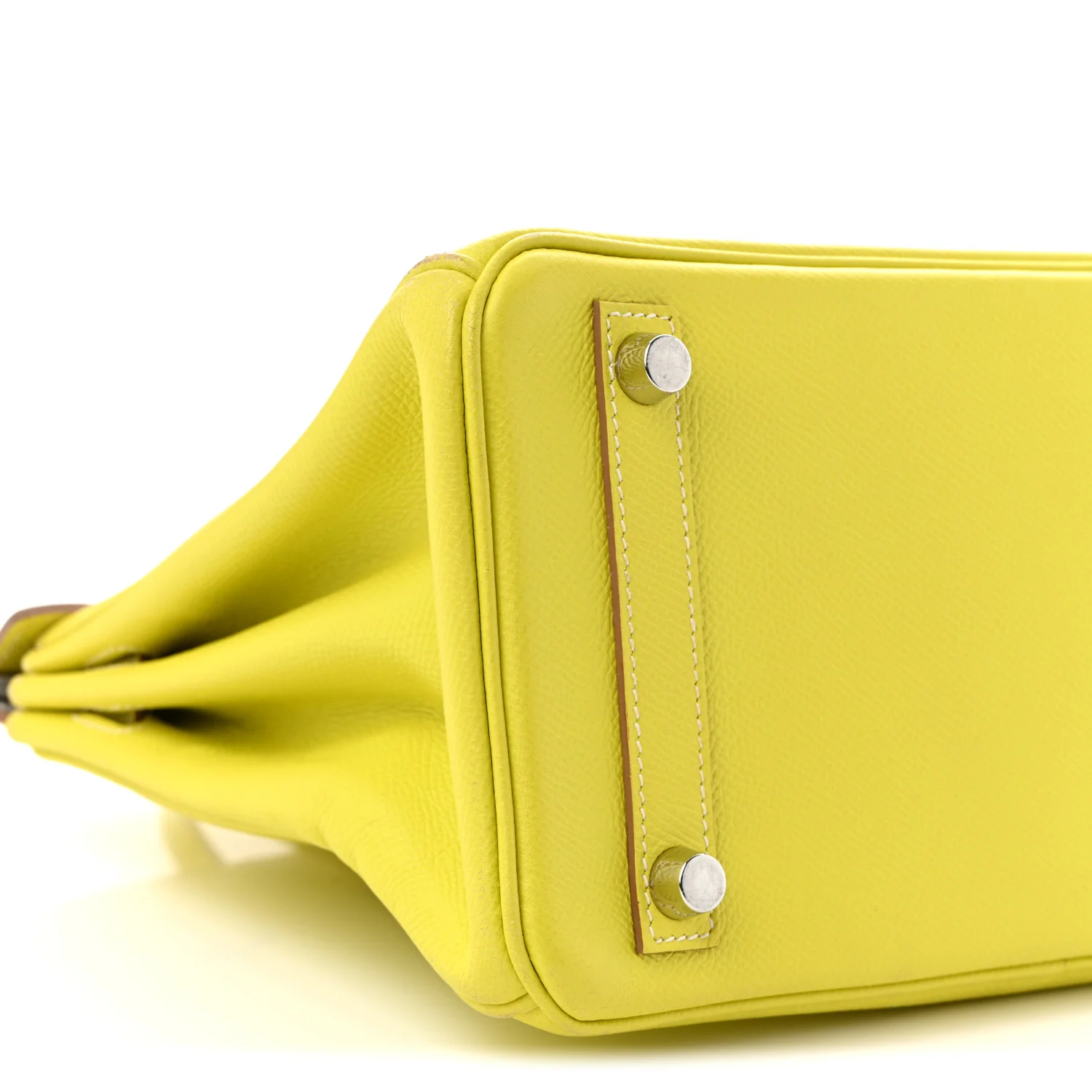 Epsom Candy Birkin 25 Lime Gris Perle - Top Club