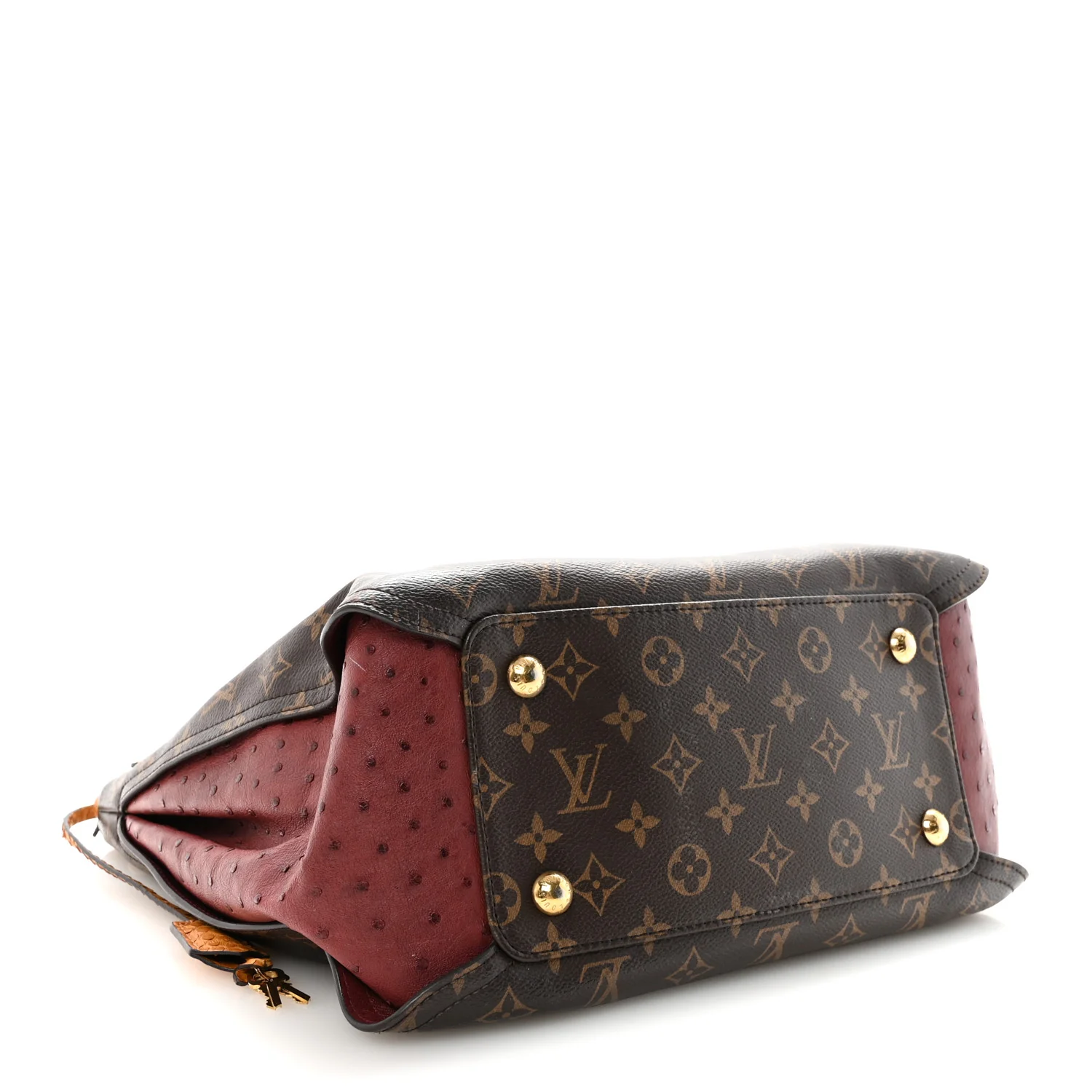 Monogram Python Ostrich Gaia Bordeaux - Top Club