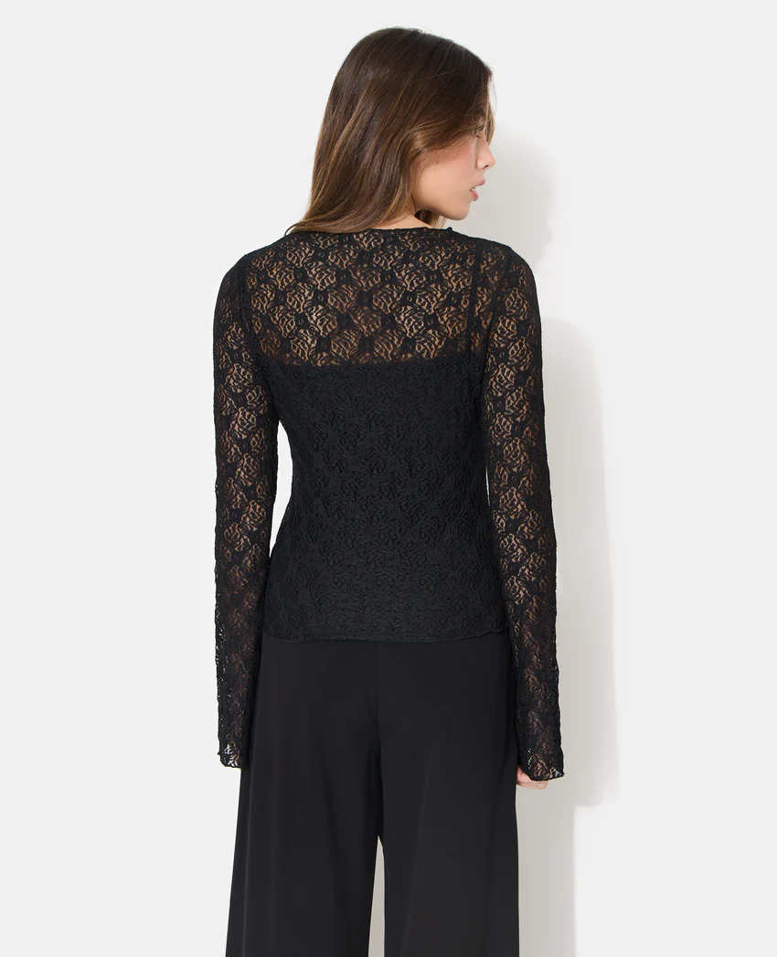 Pimkie Top en dentelle manches flare