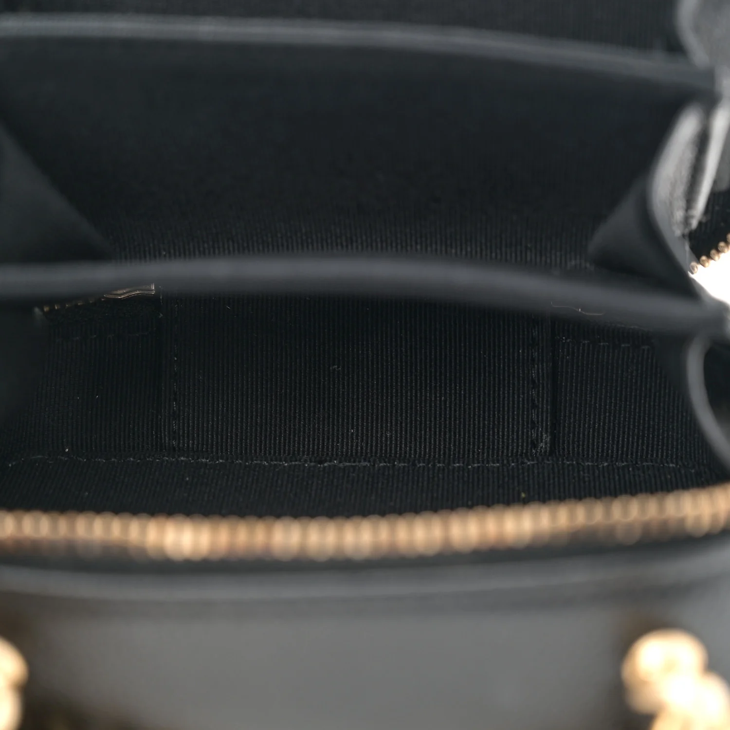 Caviar Quilted Mini Boy Clutch With Chain Black - Top Club
