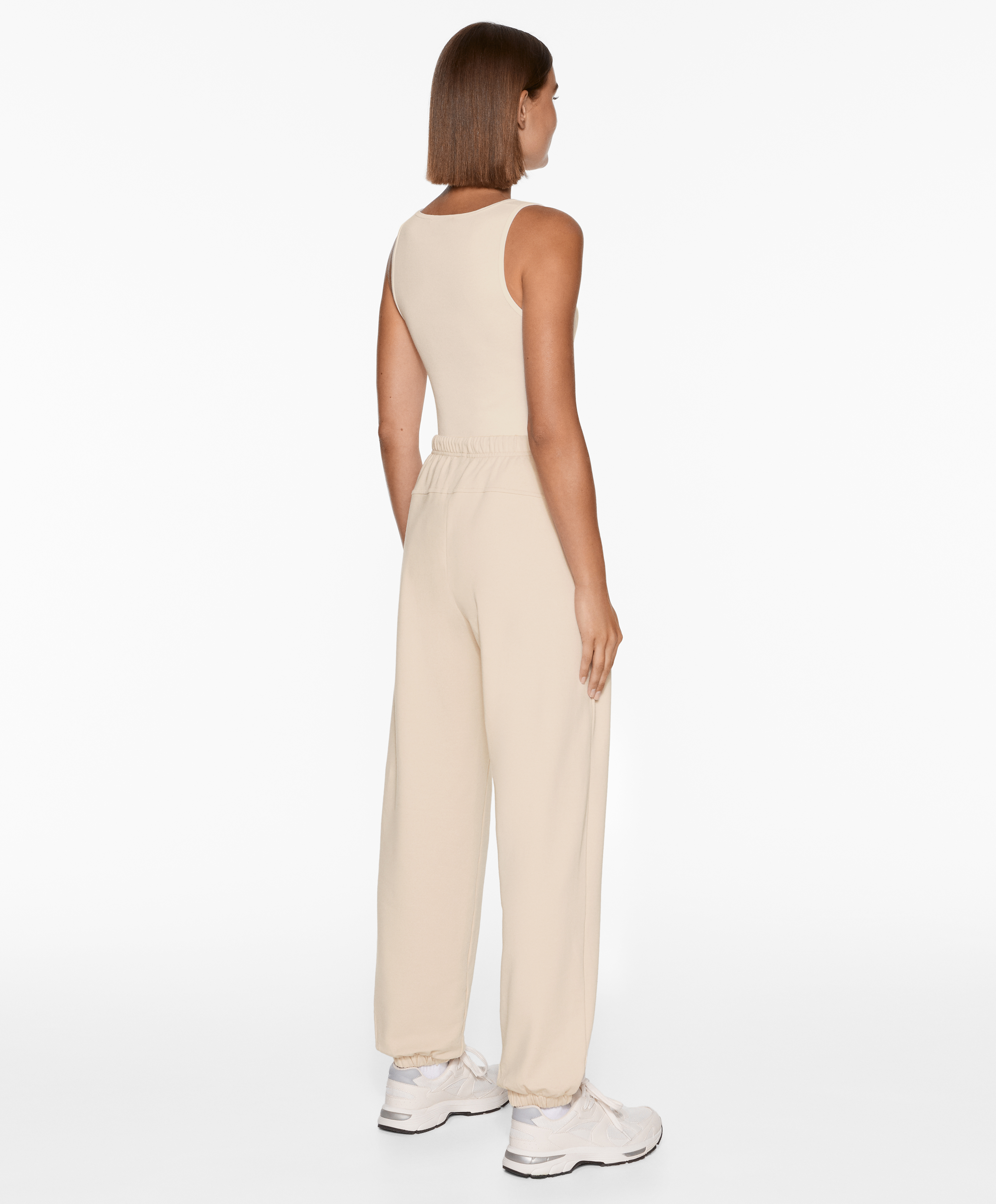 OYSHO Sleeveless T-shirt with cotton and modal