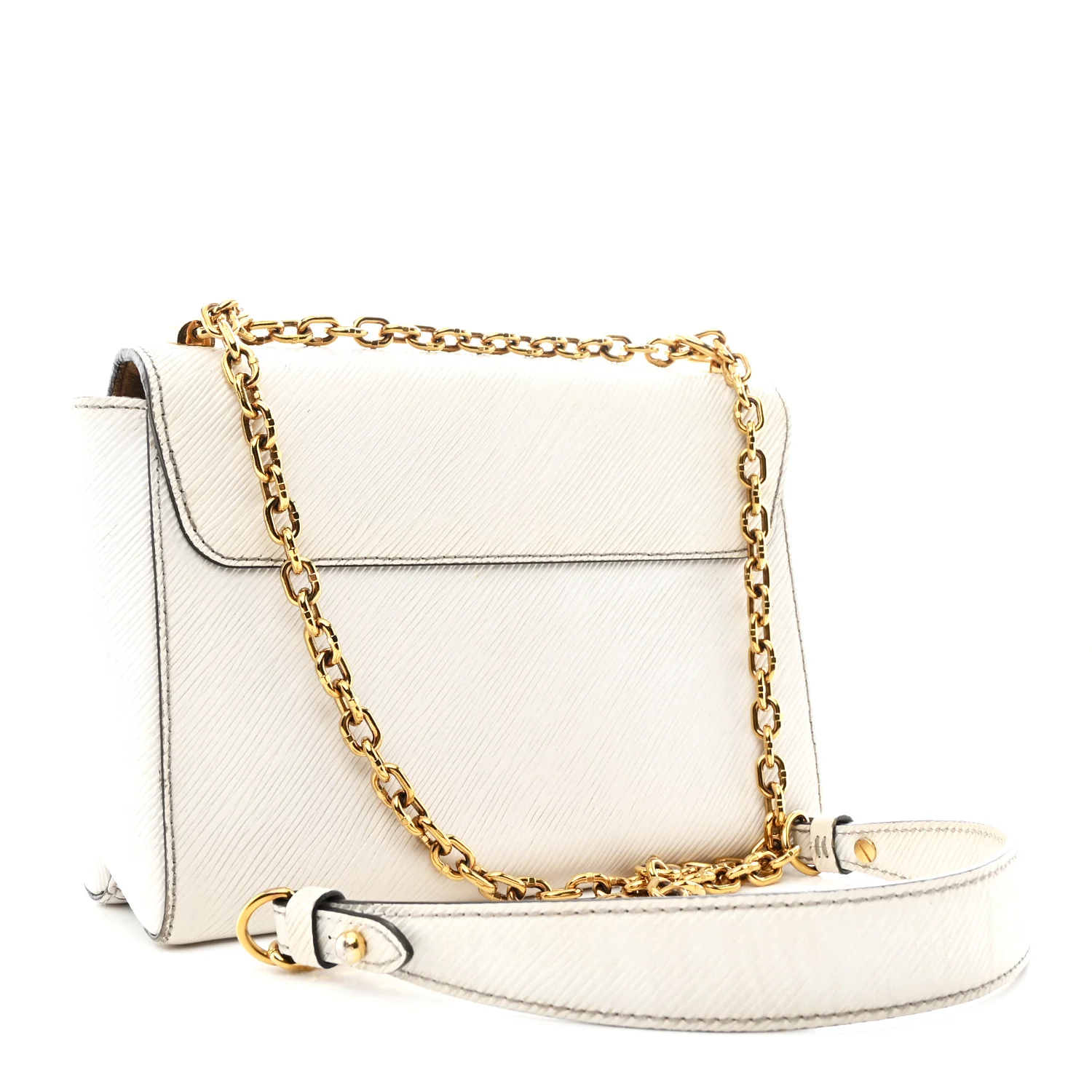 Epi Twist Shoulder Bag MM White - Top Club