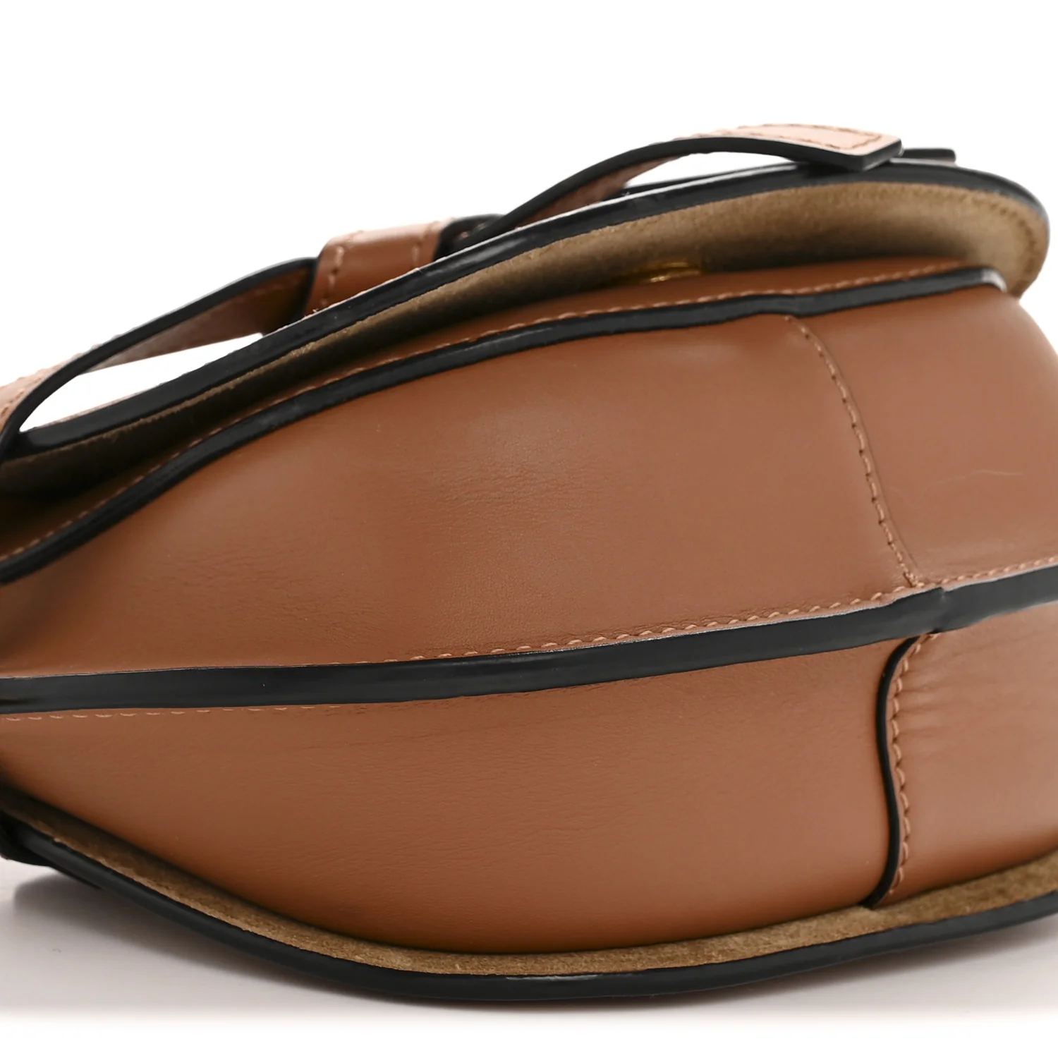 Calfskin Jacquard Mini Gate Dual Bag Tan - Top Club