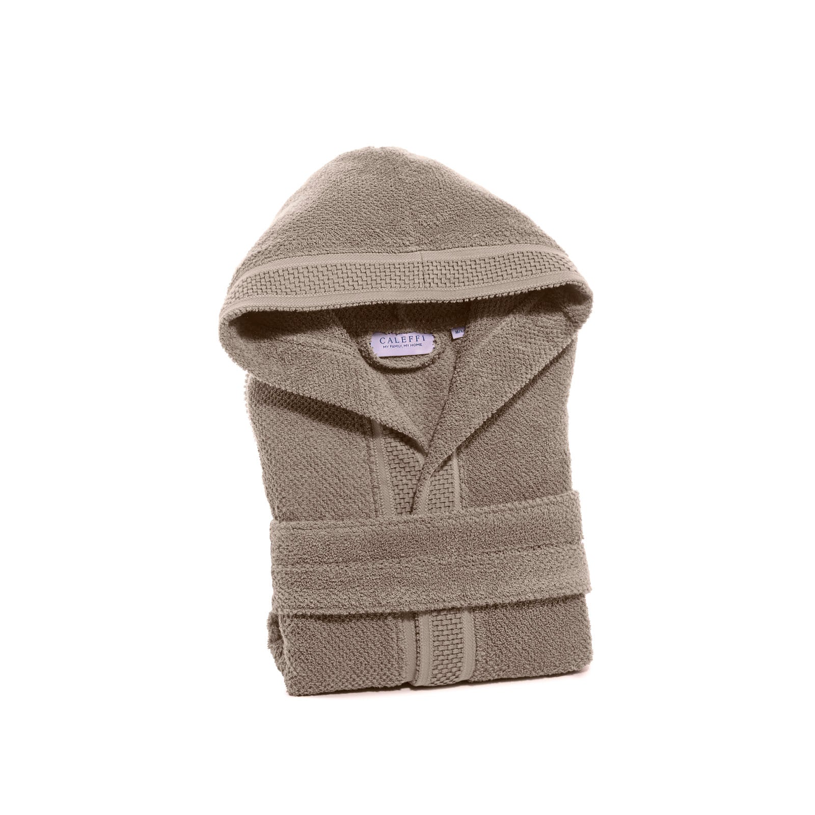 Accappatoio Con Cappuccio In Cotone Gim M/L Grigio Spugnissima