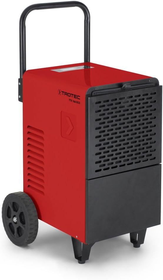 TROTEC Deumidificatore TTK 166 ECO – potenza 52 L/giorno – superficie 90 m² / 230 m³ – essiccatore per edifici – per ambienti grandi