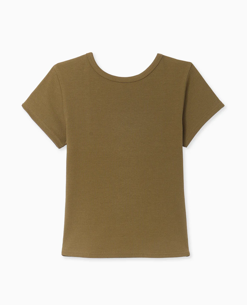 Pimkie T-shirt en maille côtelée dos dégagé