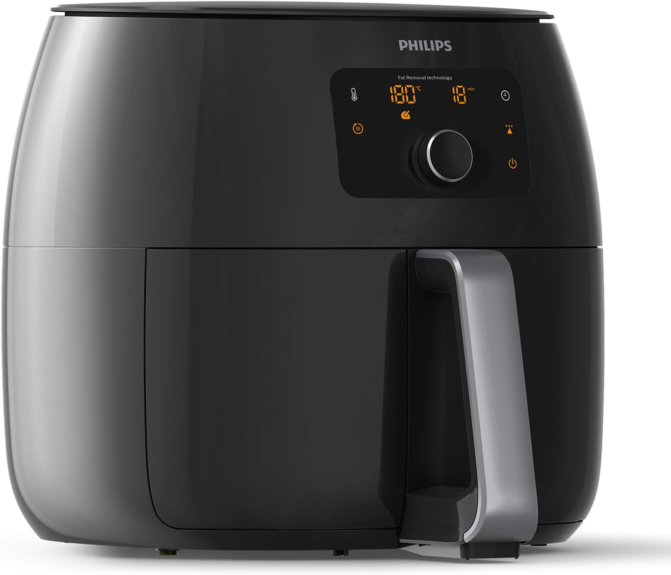 Airfryer XXL Premium - 7,3 L, Friggitrice Senza Olio, Tecnologia Rapid Air e Fat Removal, App HomeID (HD9650/90)