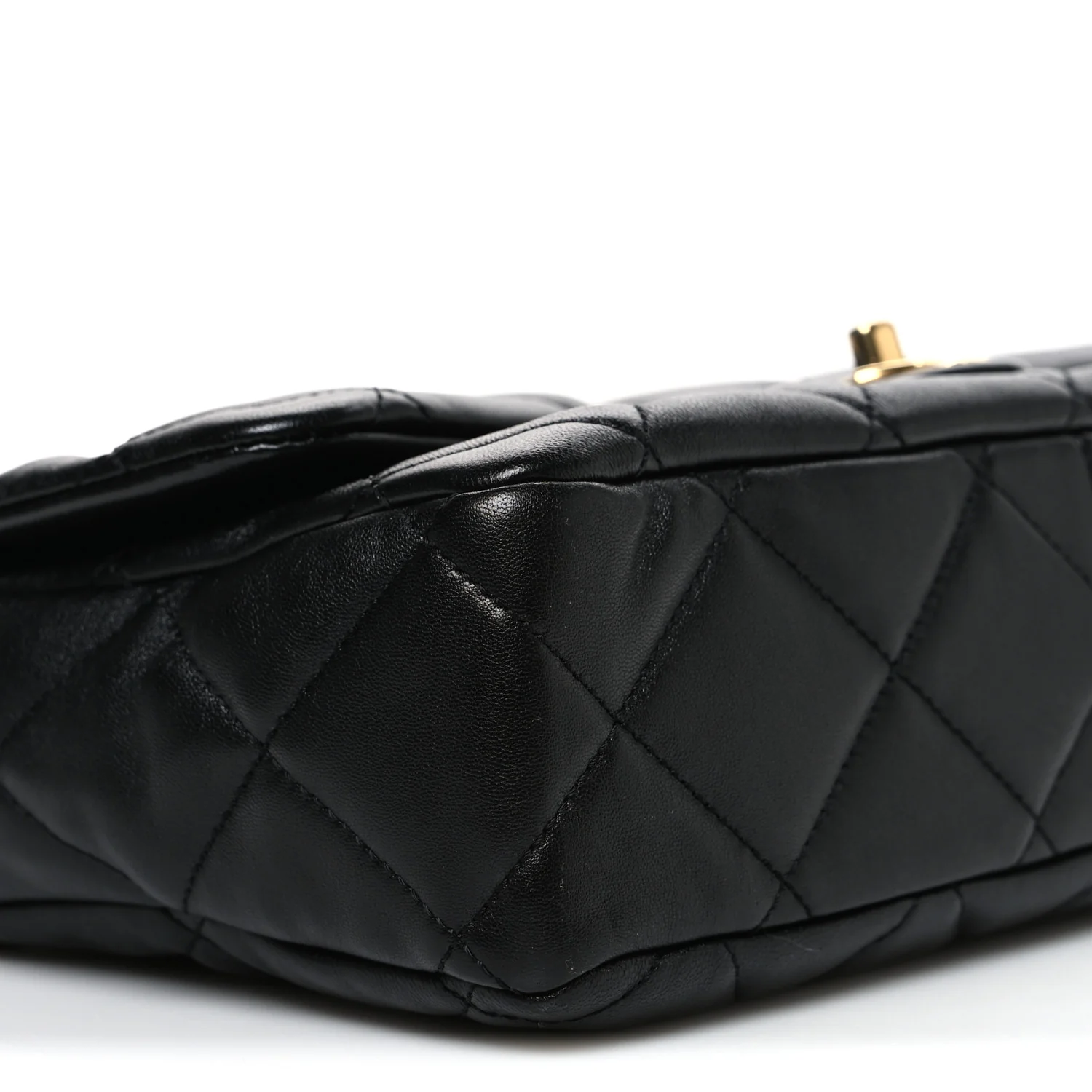 Lambskin Quilted Large CC Funky Town Flap Black - Top Club