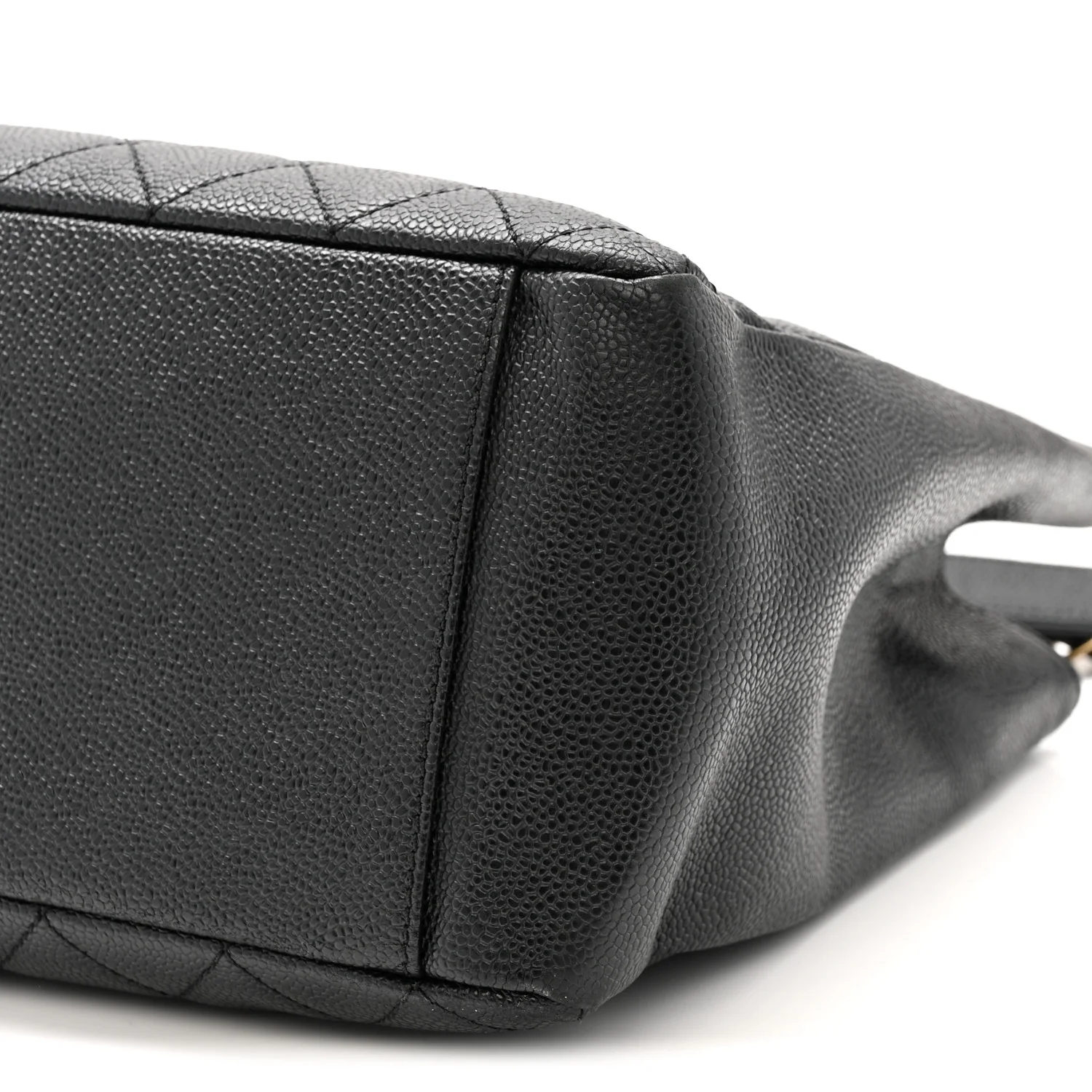 Caviar Quilted Grand Shopping Tote GST Black - Top Club