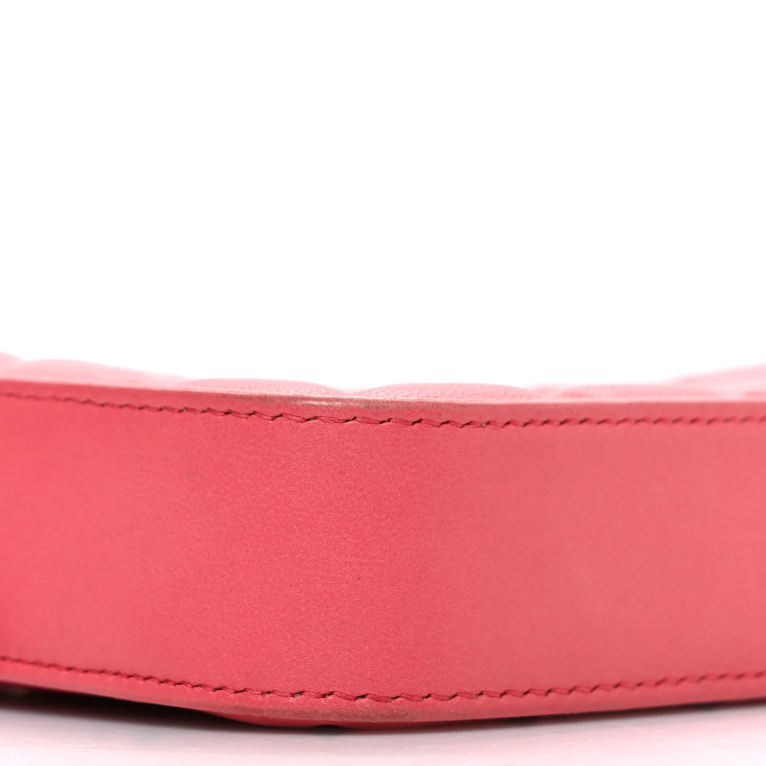 Lambskin Quilted Small Clutch With Chain Pink - Top Club