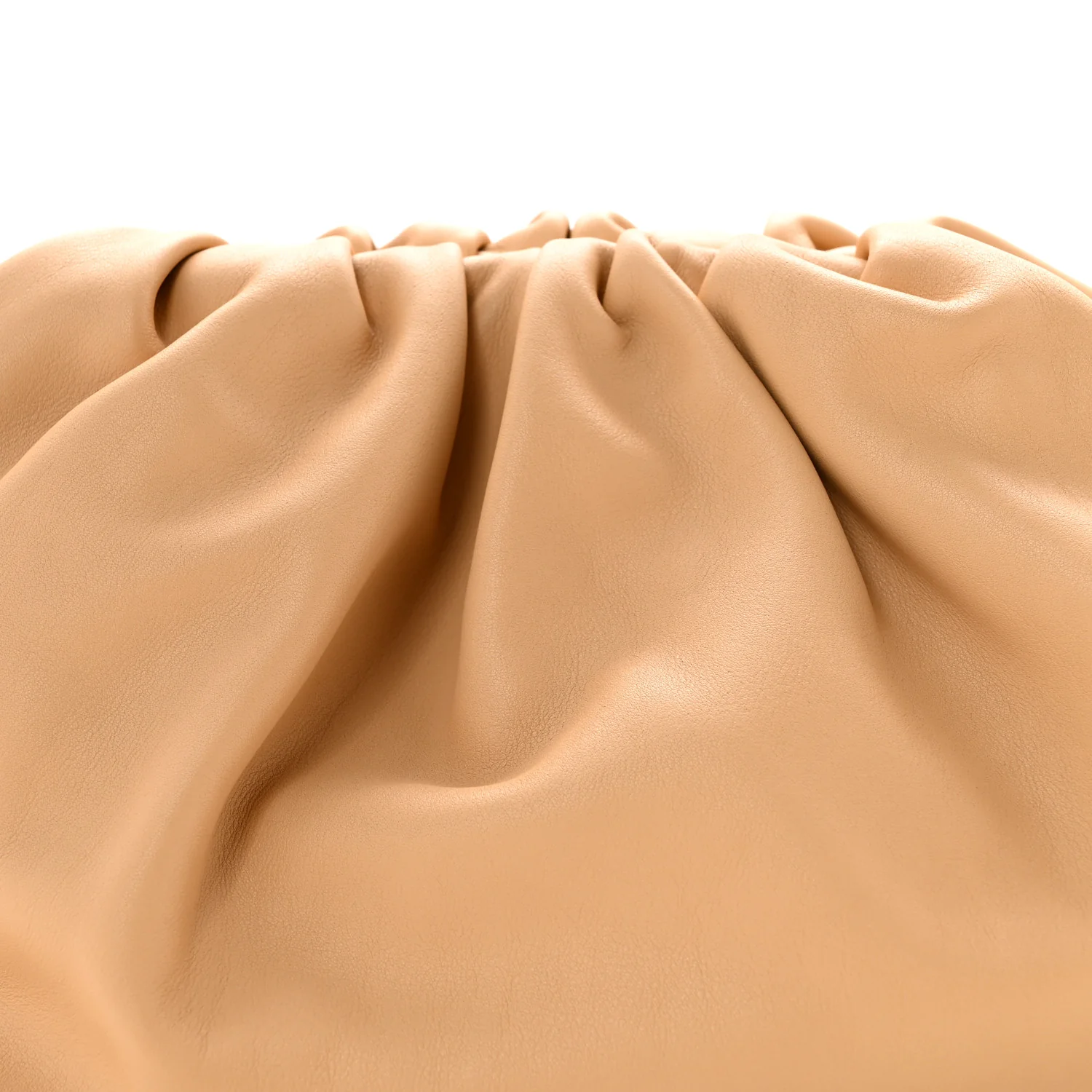 Smooth Butter Calf The Pouch Oversized Clutch Biscotto - Top Club