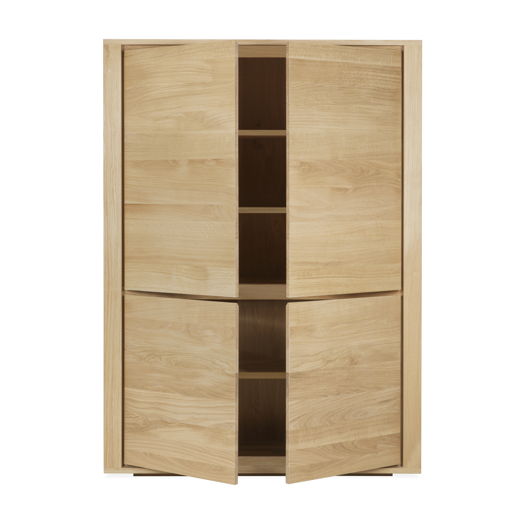 Wandkast Shadow eiken H160 cm