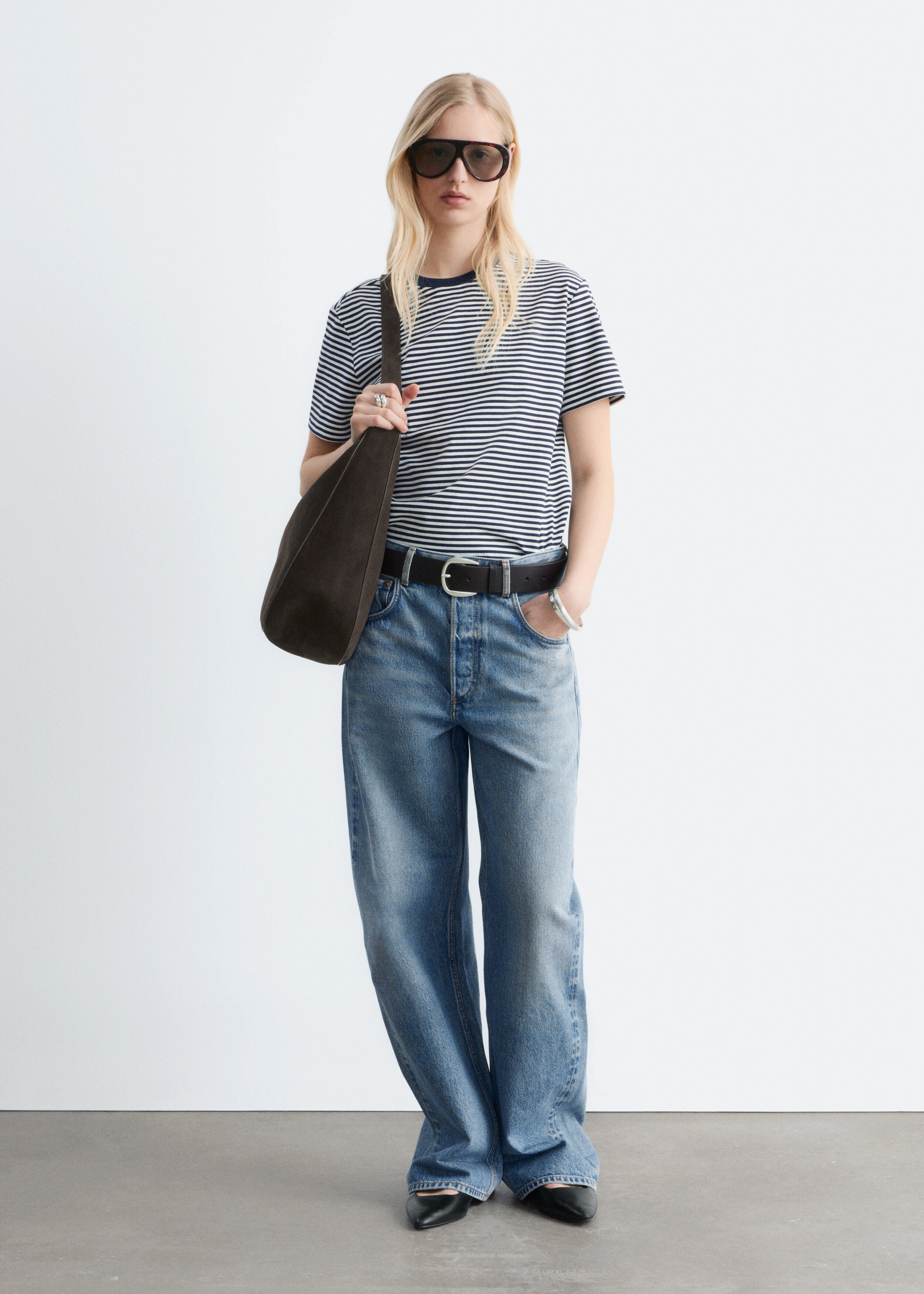 & Other Stories COTTON CREW-NECK T-SHIRT