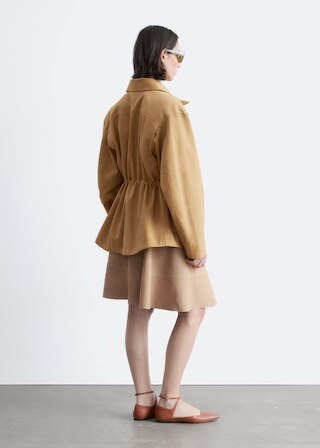 & Other Stories OVERSIZED DRAWSTRING UTILITY JACKET