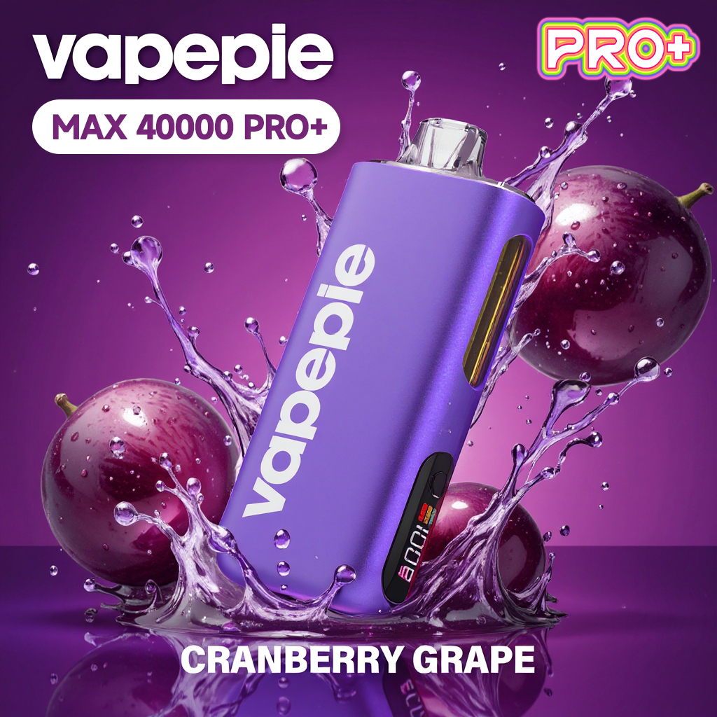 Brusinka-hrozen  - ✨VAPEPIE MAX 40 000 Potahů PRO+