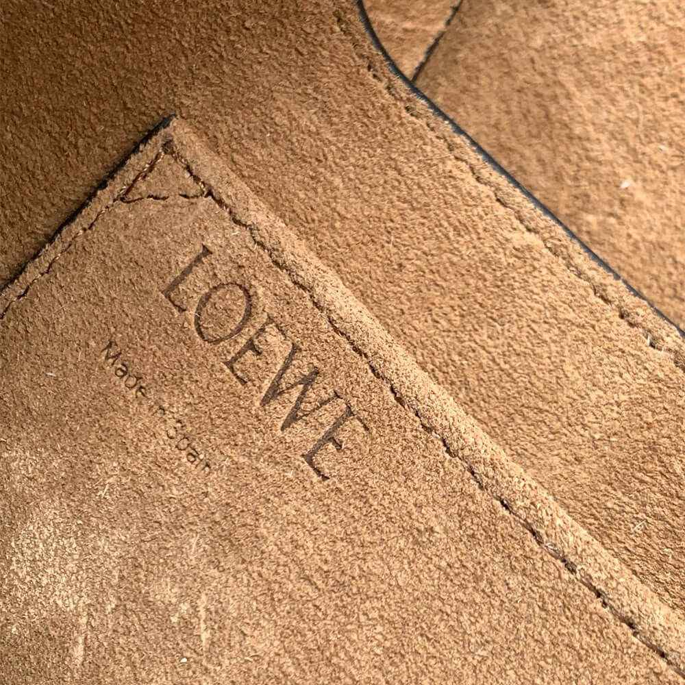Loewe Small Gate bag in soft calfskin and jacquard - Top Club