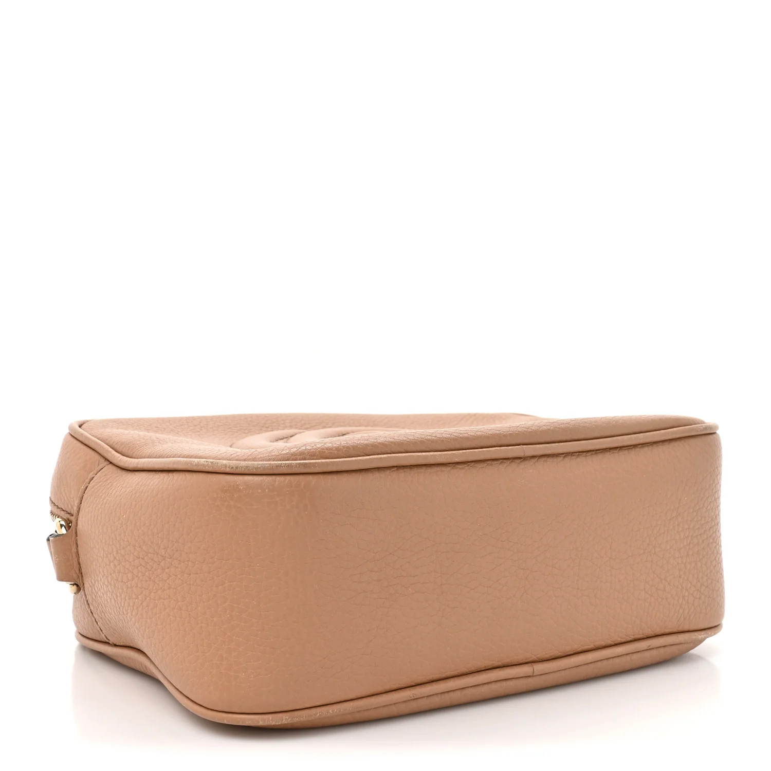 Pebbled Calfskin Small Soho Disco Bag Rose Beige - Top Club