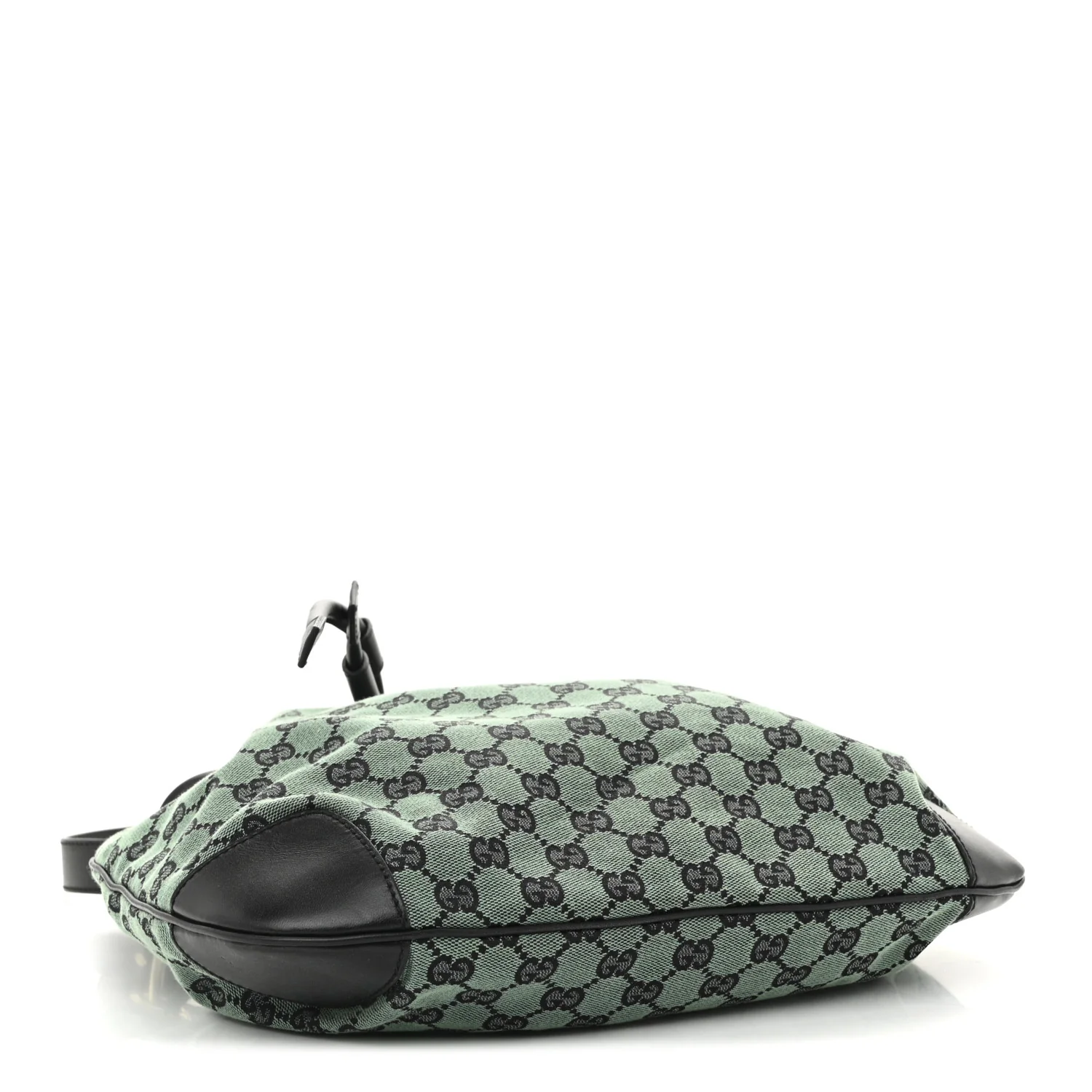 Monogram Drawstring Shoulder Bag Green - Top Club