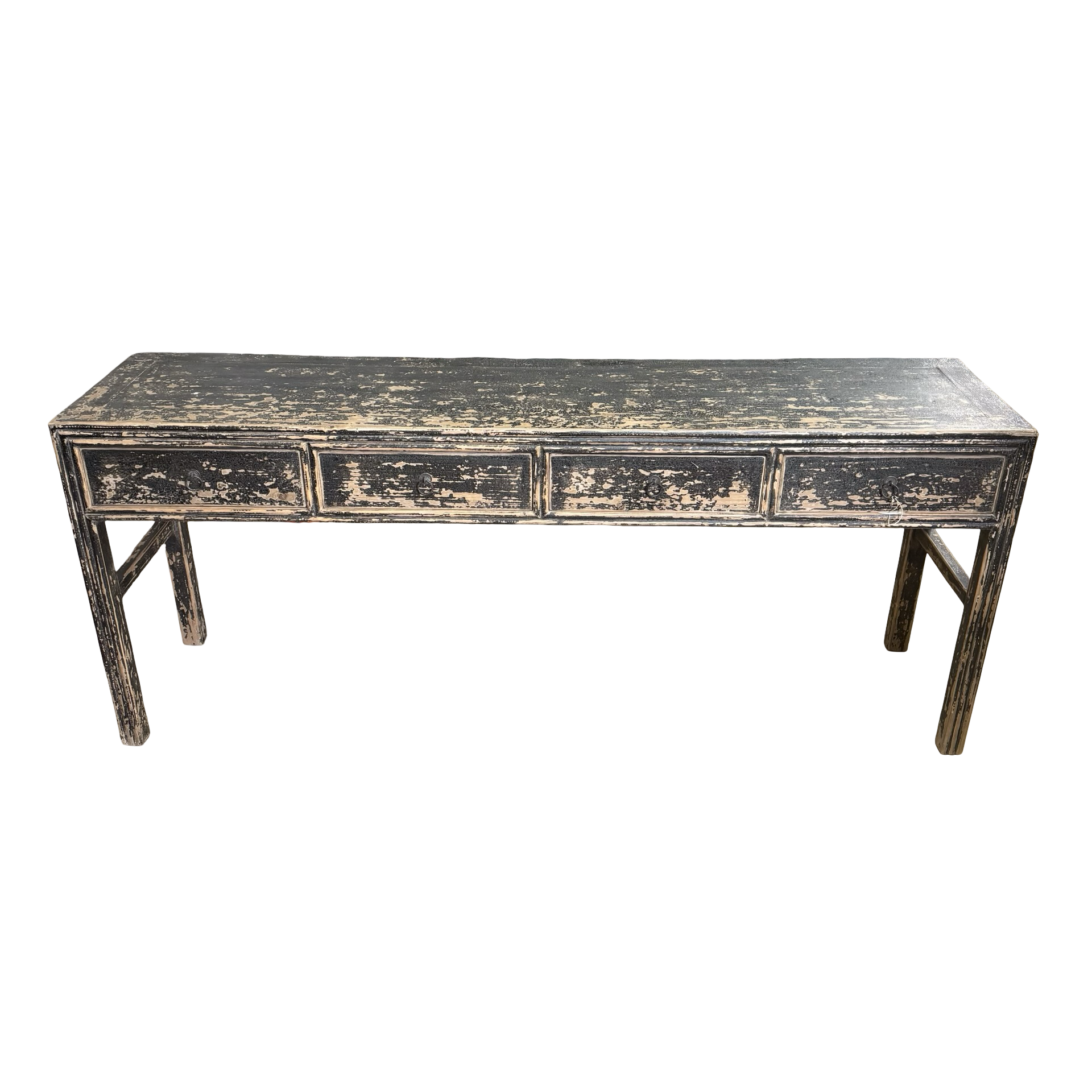 Dressoir zwart 4la uniek 206x50 cm