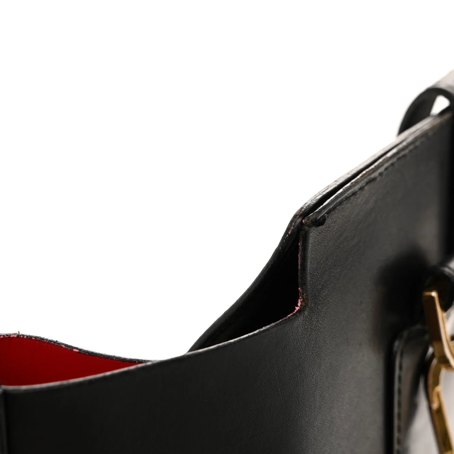 Calfskin Lady Bag Black Flamma - Top Club
