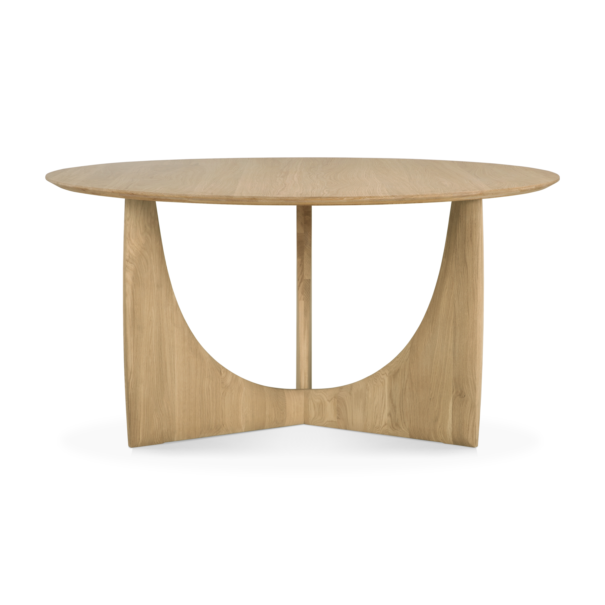 Ethnicraft - Geometric eettafel rond - eiken - 150