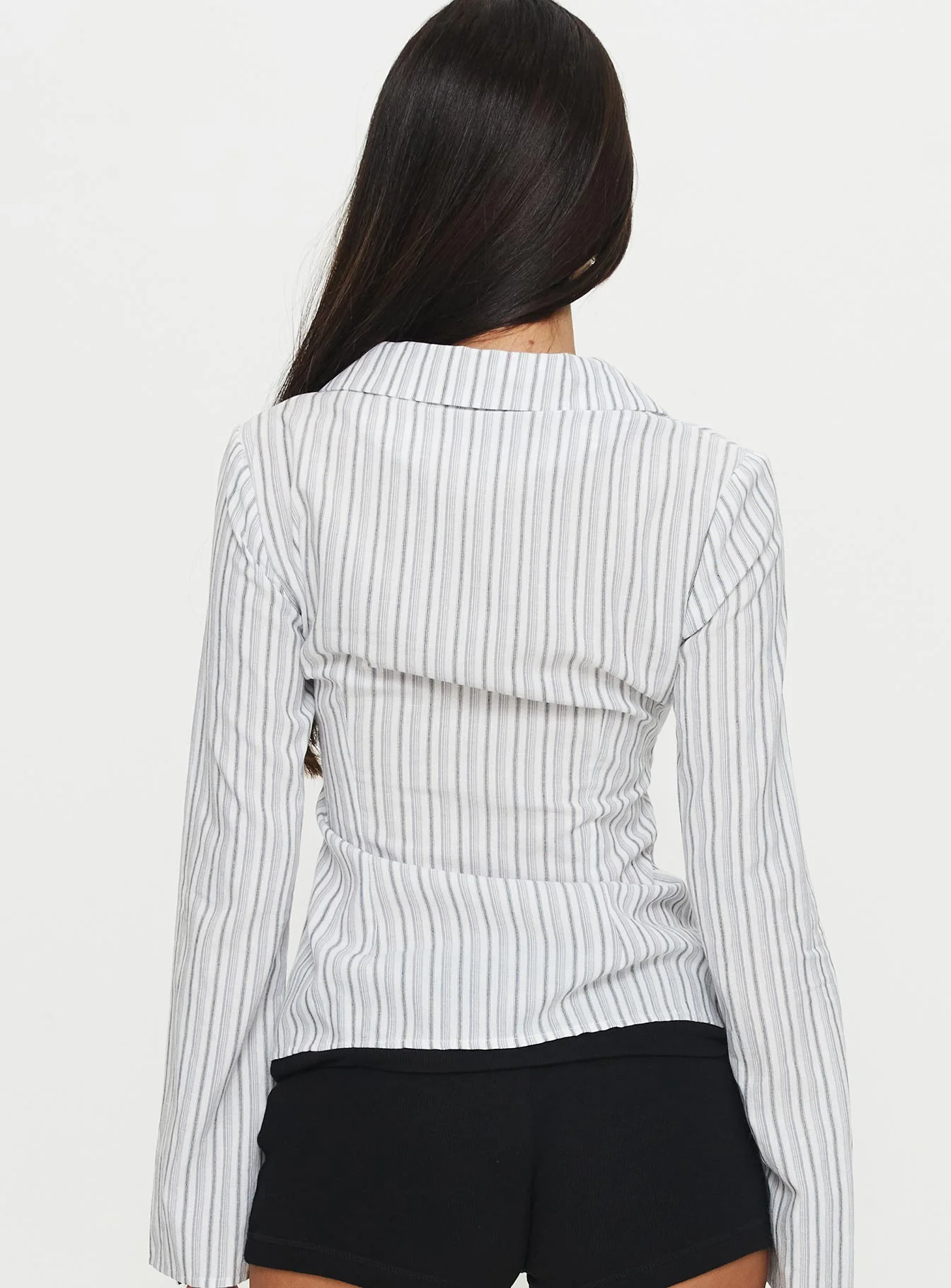 Myers Stripe Top White