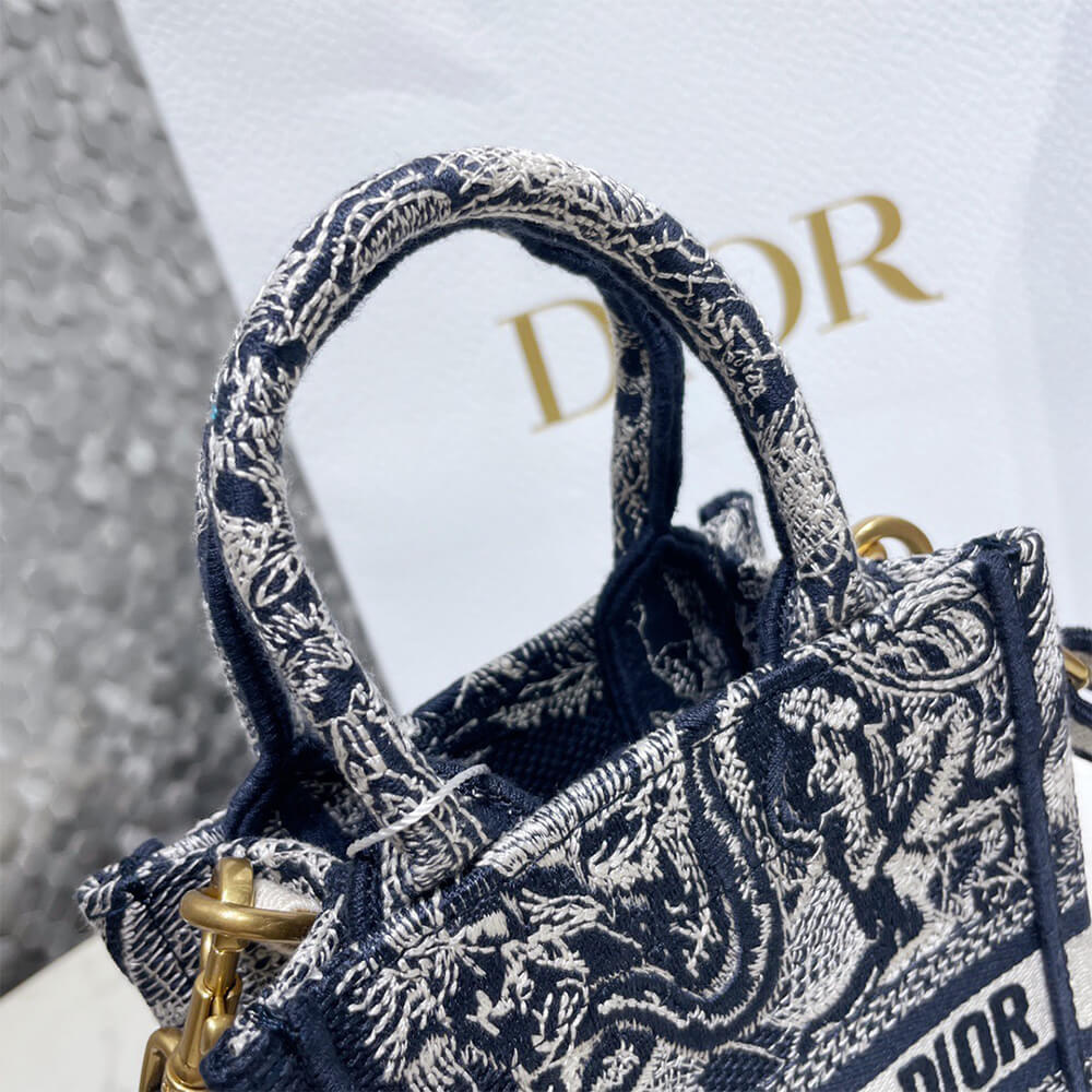 MINI DIOR BOOK TOTE PHONE BAG - Top Club