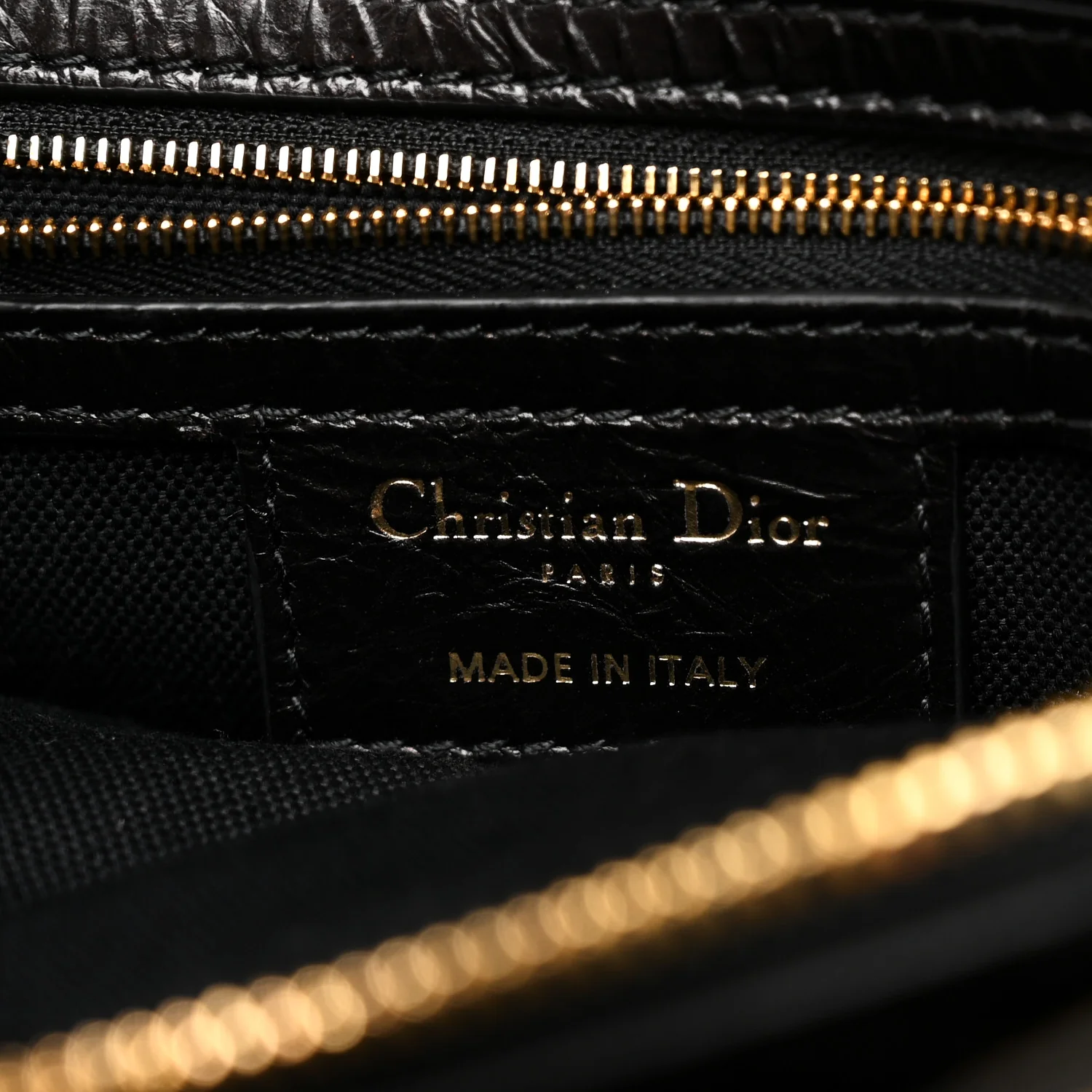Crinkled Calfskin Small Grand Tour Bowling Bag Black - Top Club