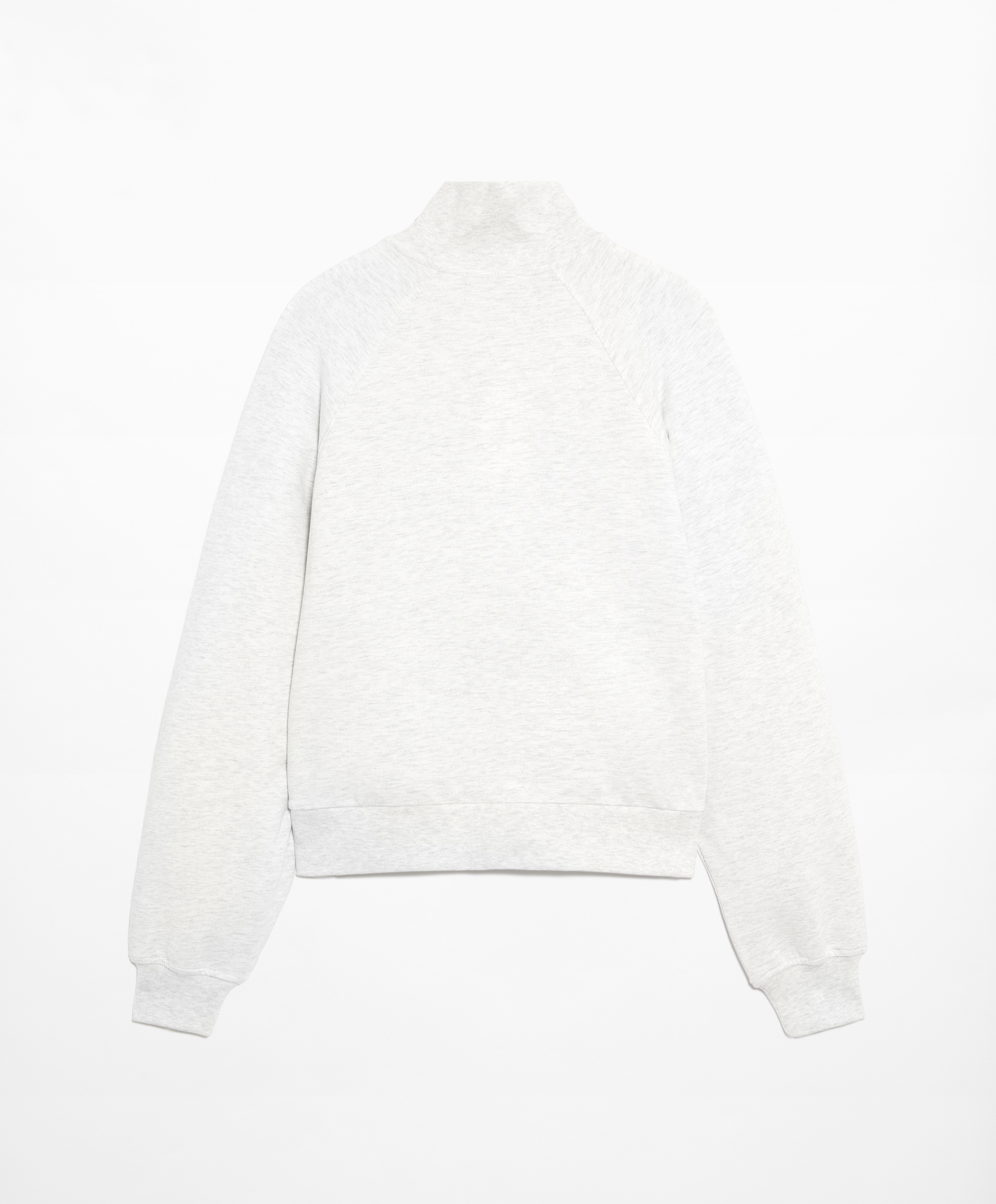 OYSHO Half-zip sweatshirt with cotton and modal