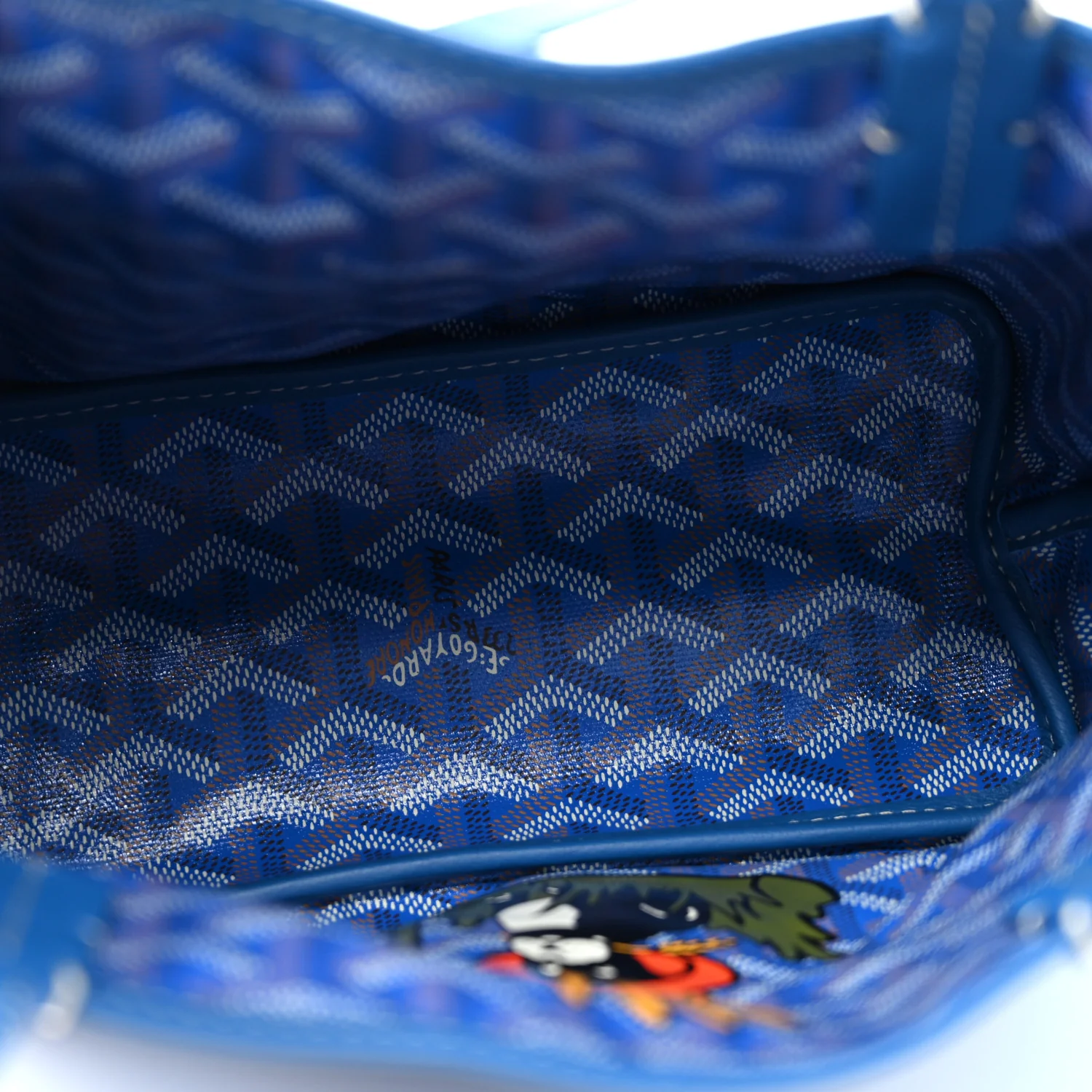 Goyardine Reversible Mini Anjou Sky Blue - Top Club