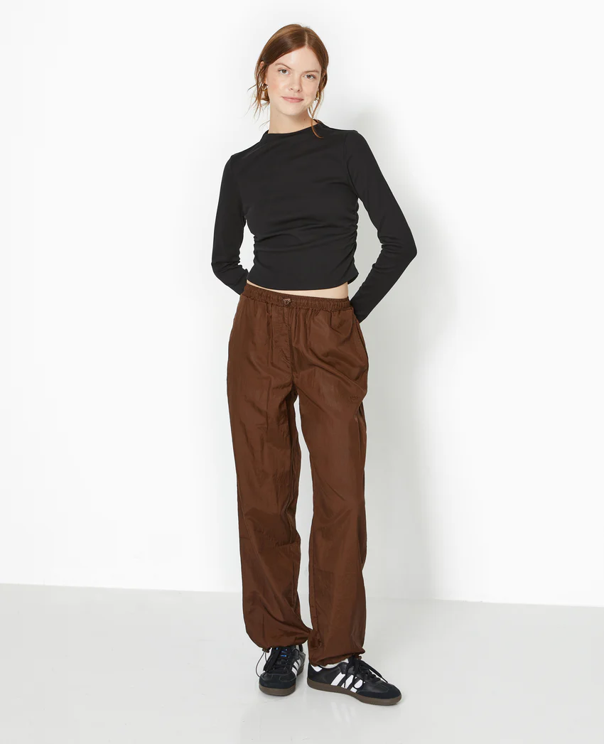Pimkie Pantalon parachute avec liens élastiqués