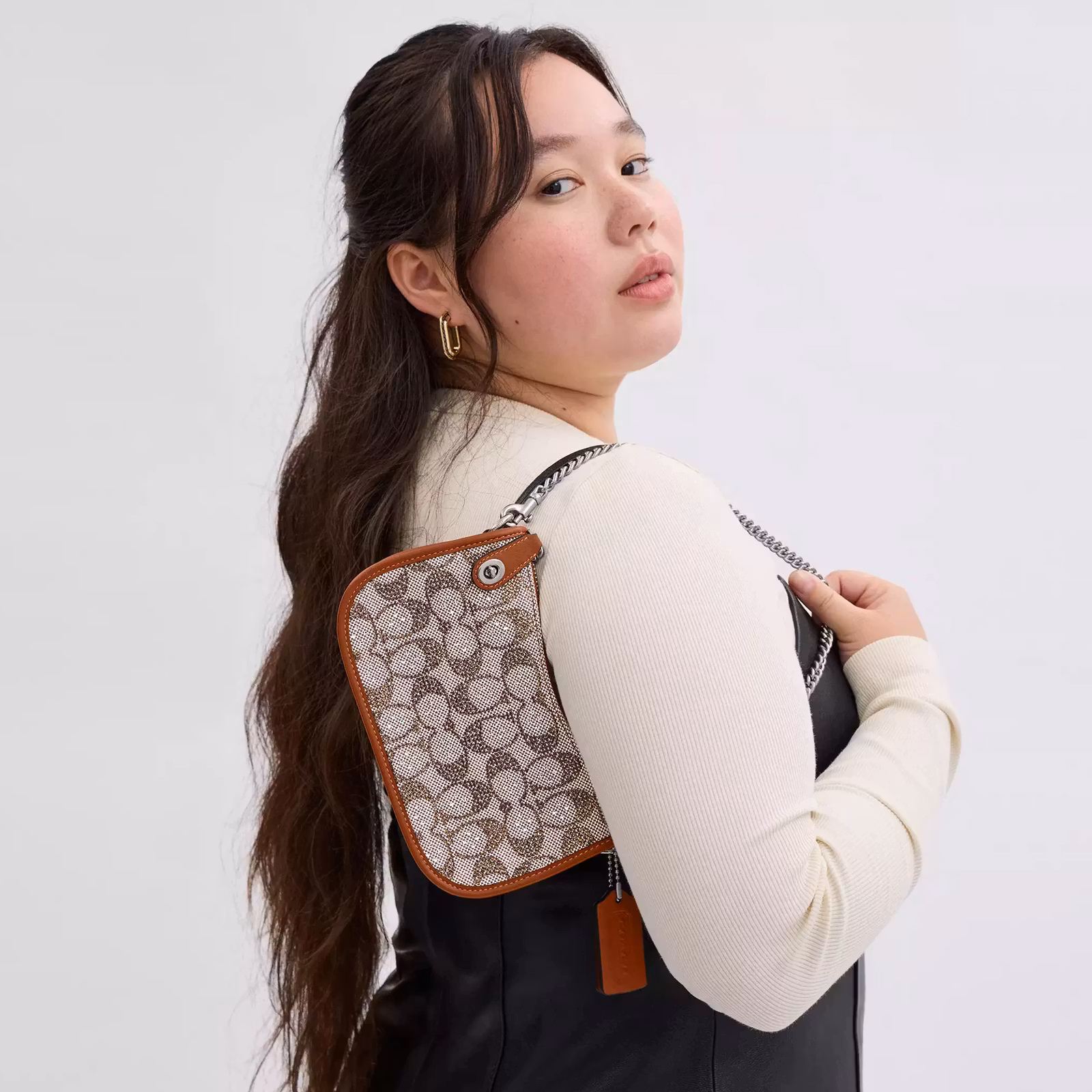 COACH Klare Crossbody With Strawberry Print