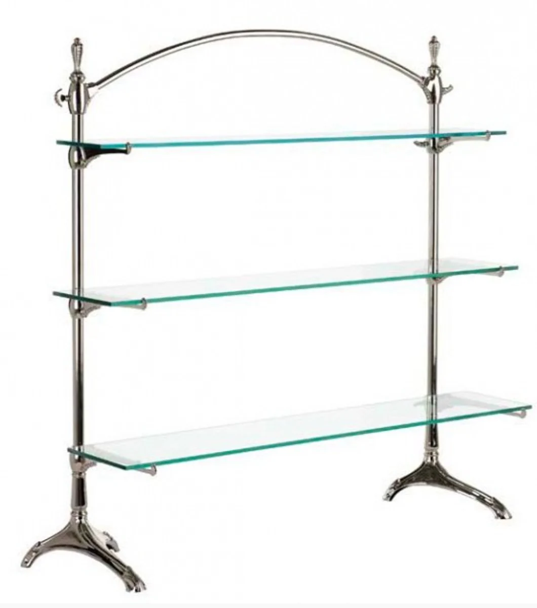 Luxus Glas Regal System vernickelt - Luxury Collection