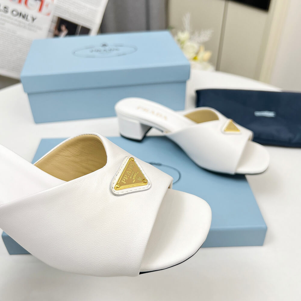 Prada Padded nappa leather sandals - Top Club