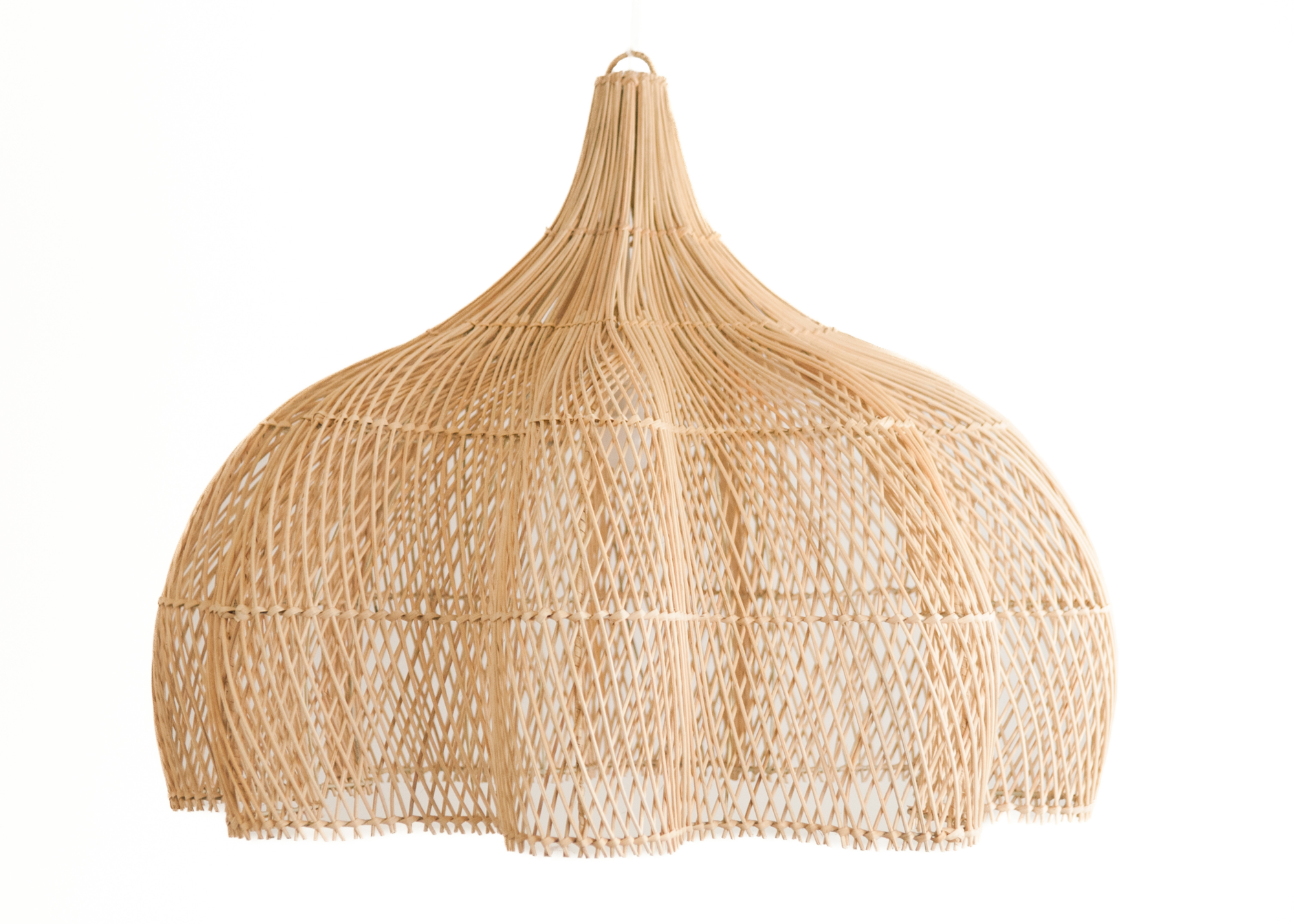 Rotan hanglamp Tiram naturel