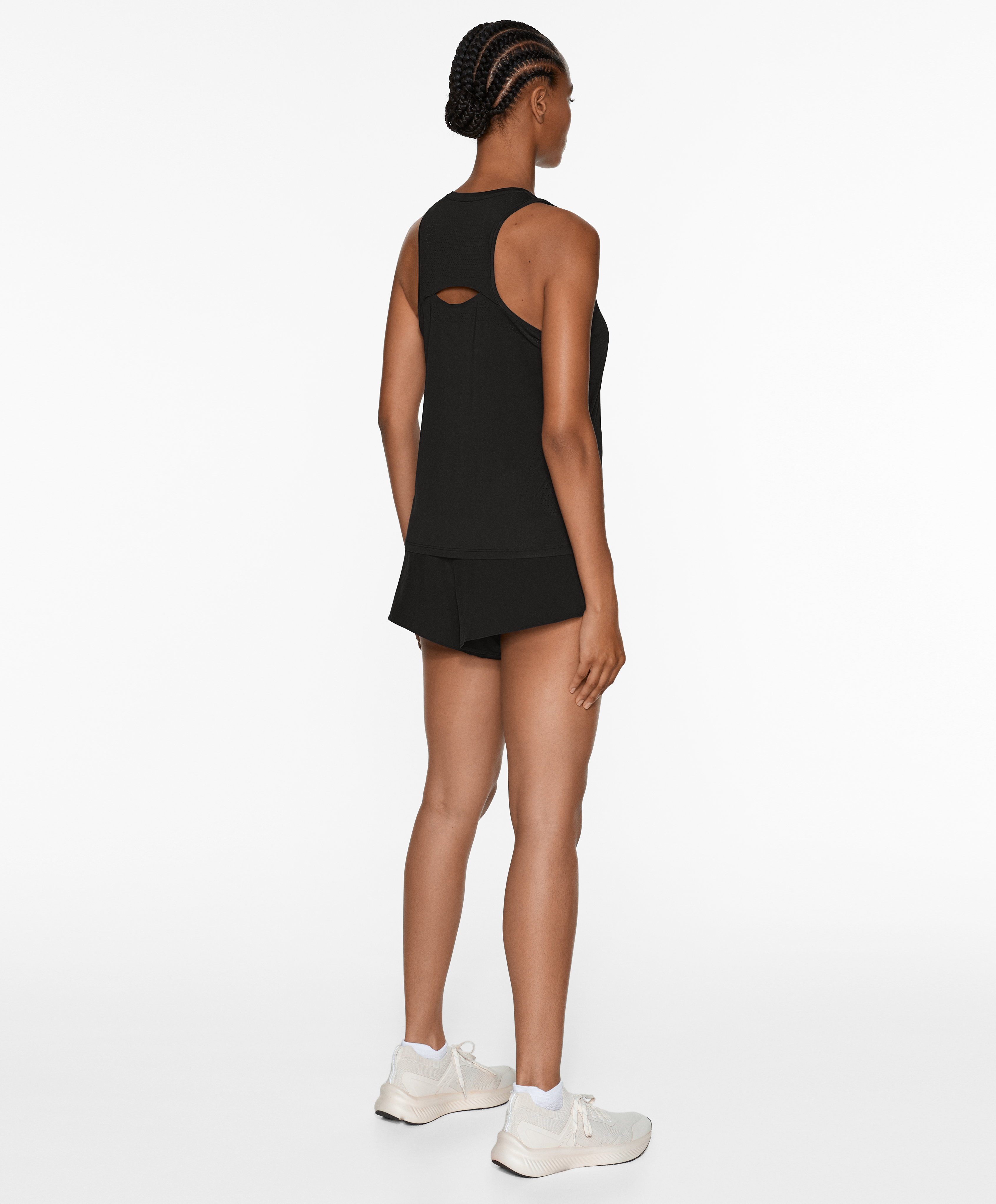 OYSHO Sleeveless technical T-shirt with open back