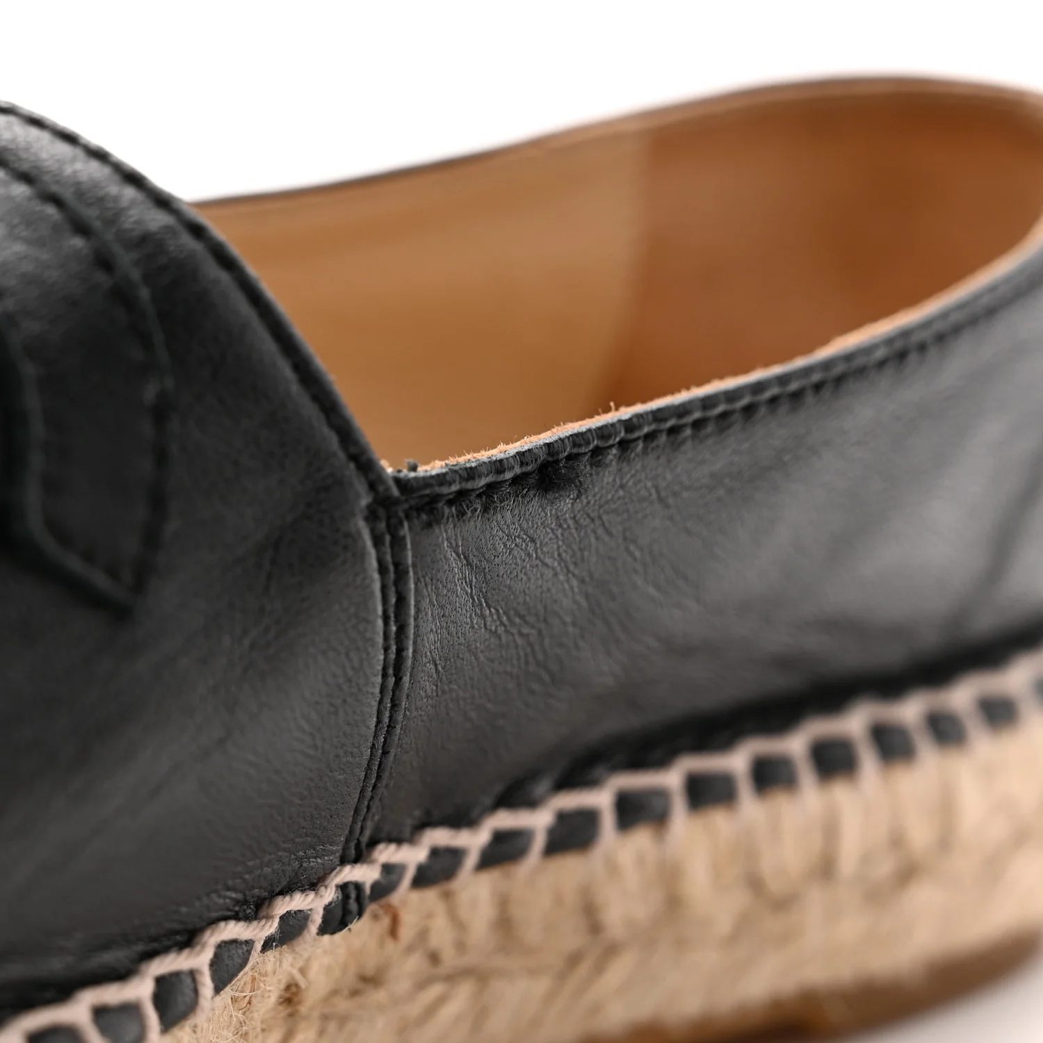 Lambskin CC Espadrilles 36 Black - Top Club