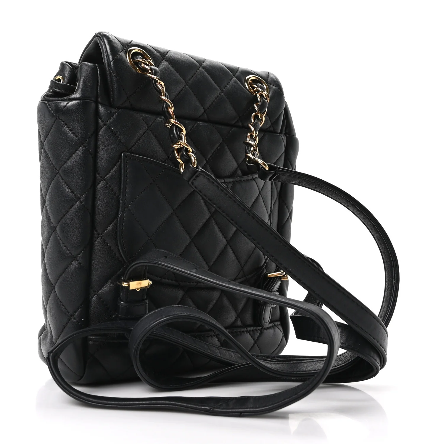 Calfskin Quilted Mini Urban Spirit Backpack Black - Top Club