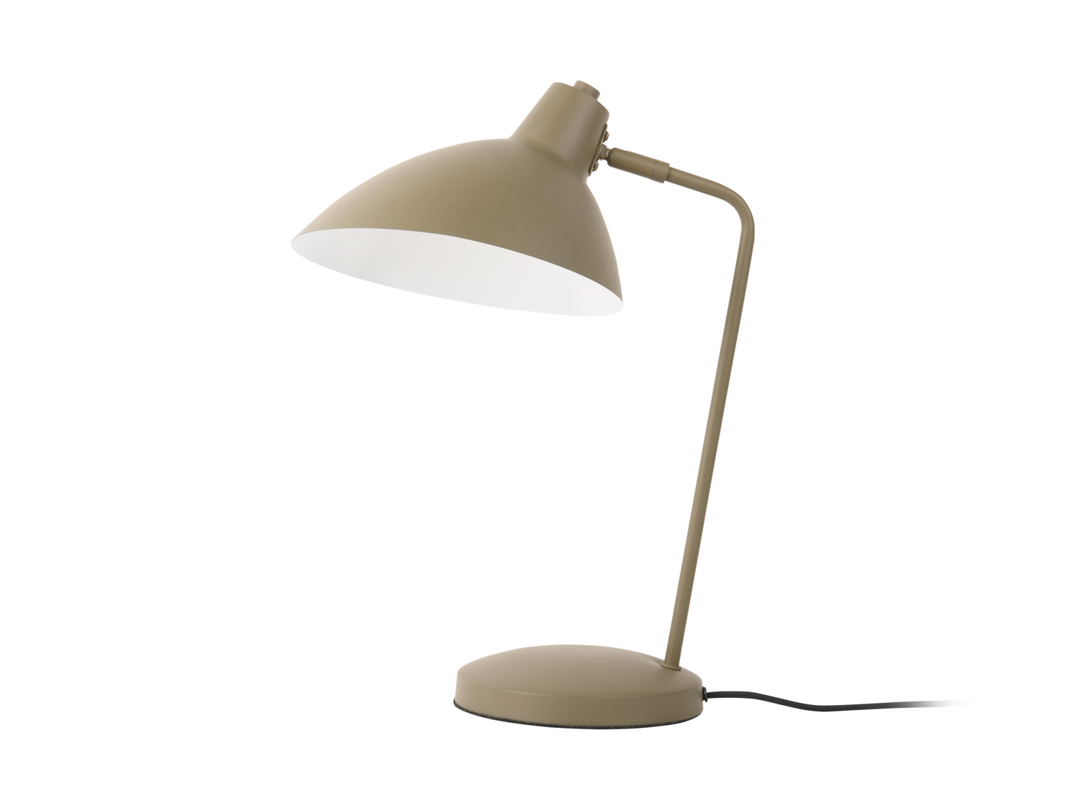 Table lamp Casque iron moss green